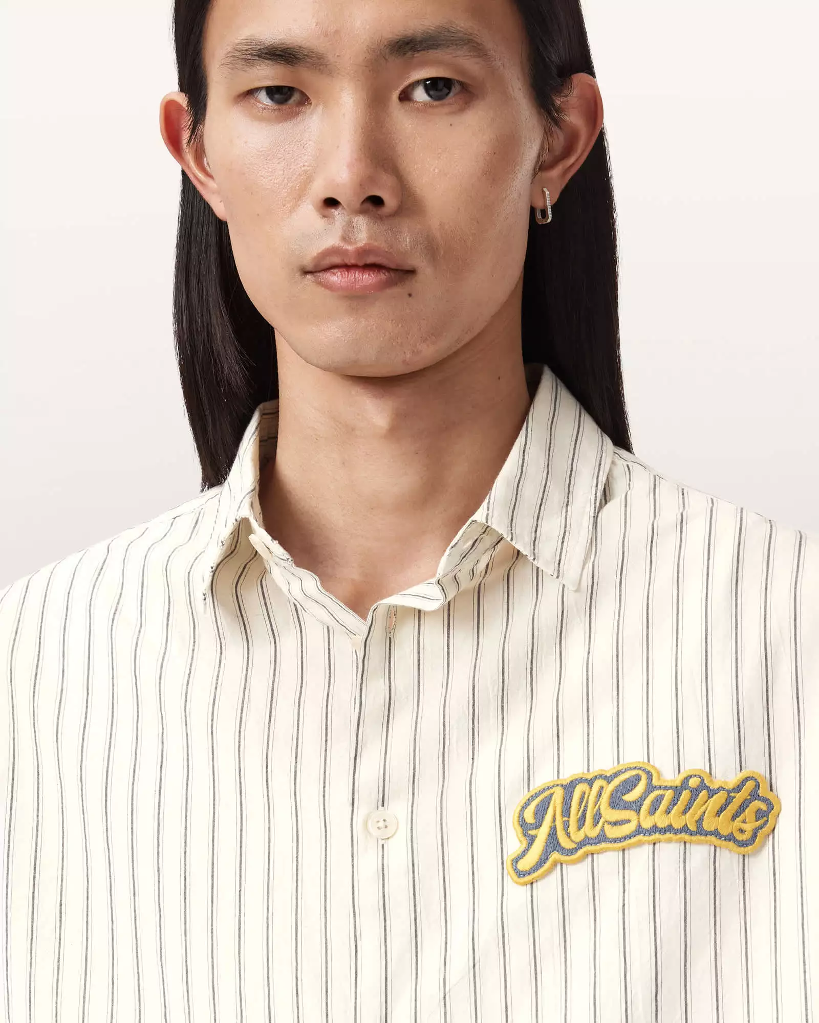 SAMUEL 條紋長袖襯衫