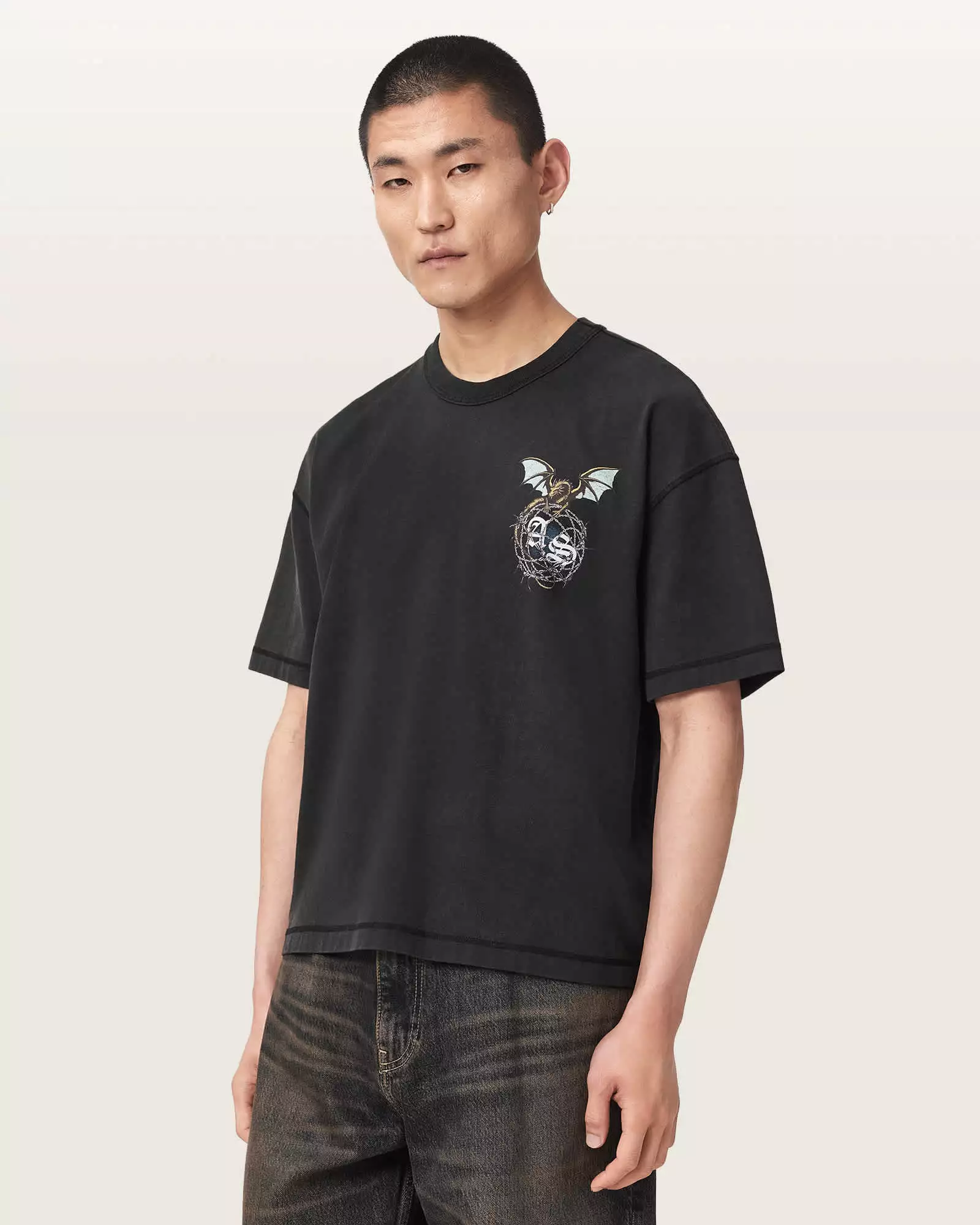 WYVERN 復古短袖T恤