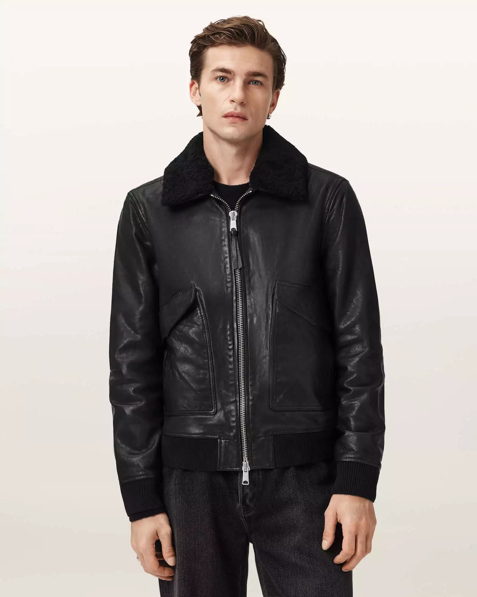 VAUCLUSE 羊毛領皮衣