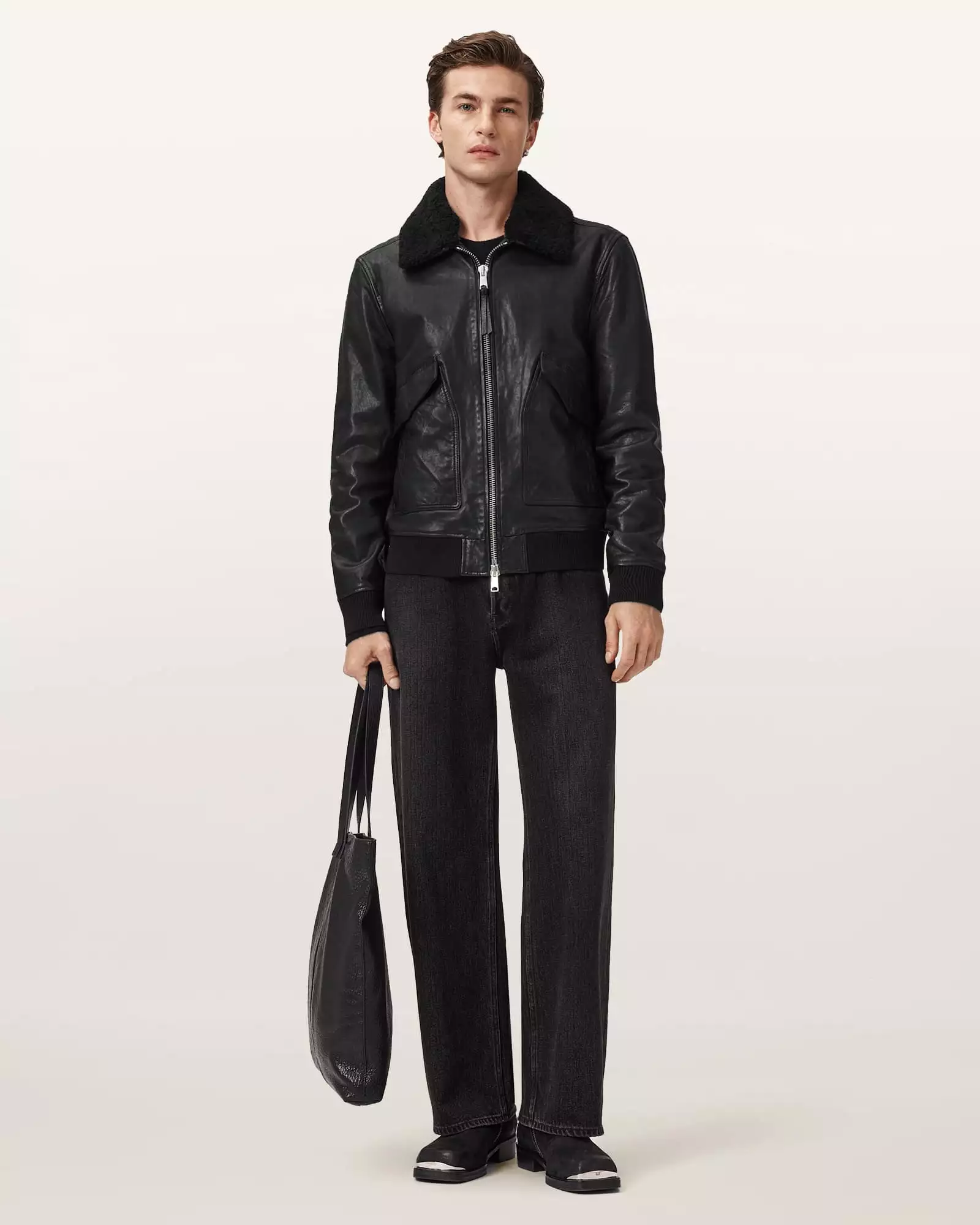 VAUCLUSE 羊毛領皮衣