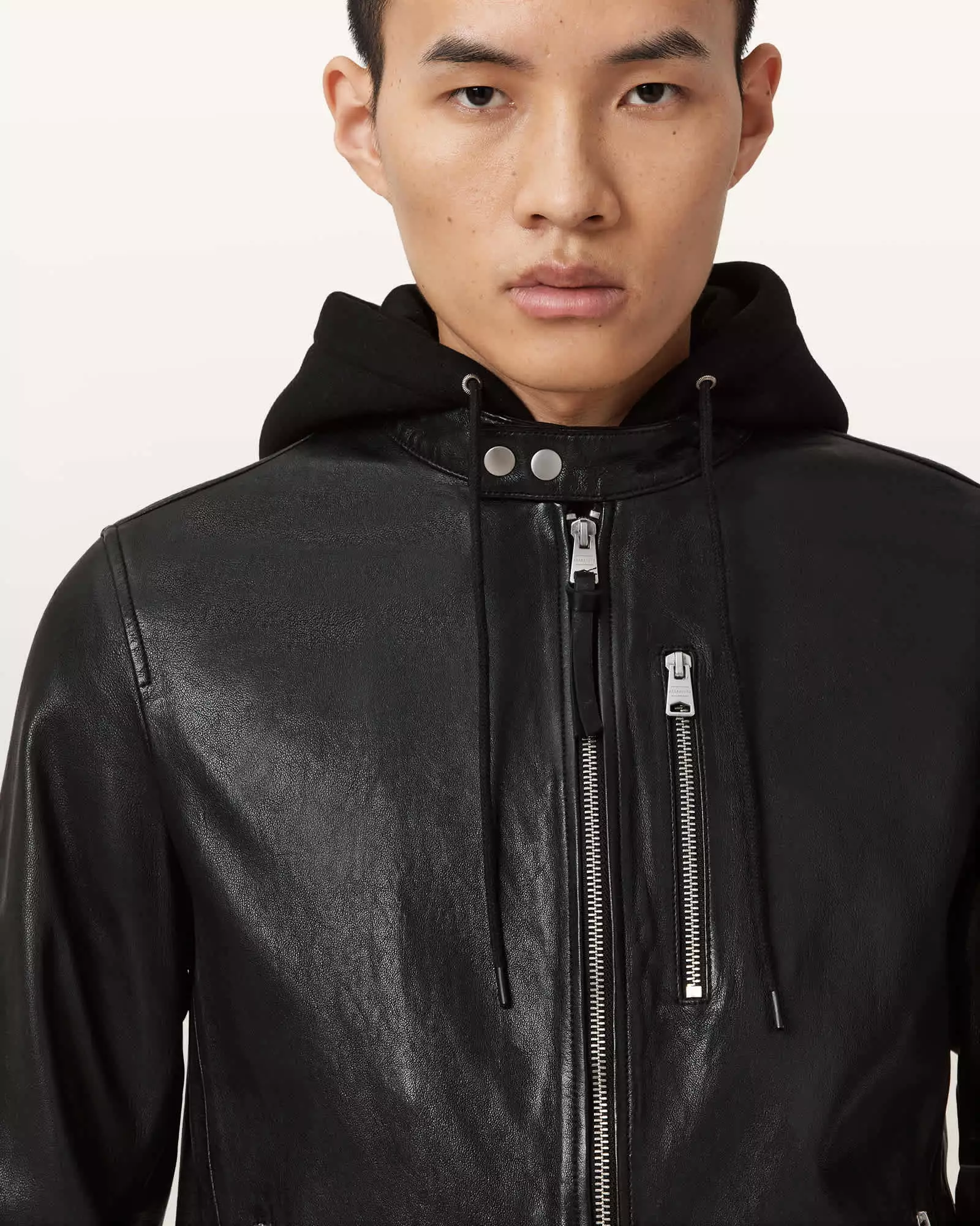ASHTON 羊皮連帽外套