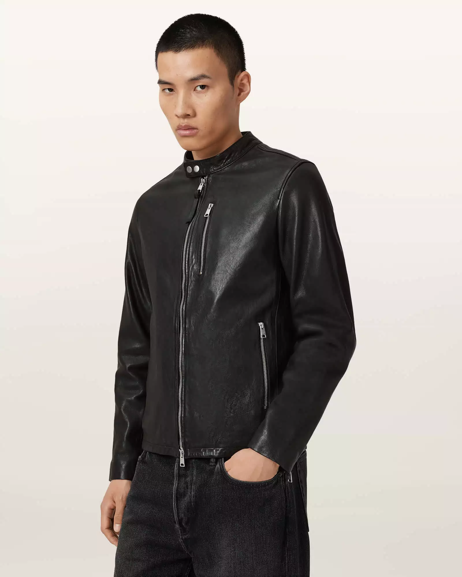 ASHTON 羊皮連帽外套