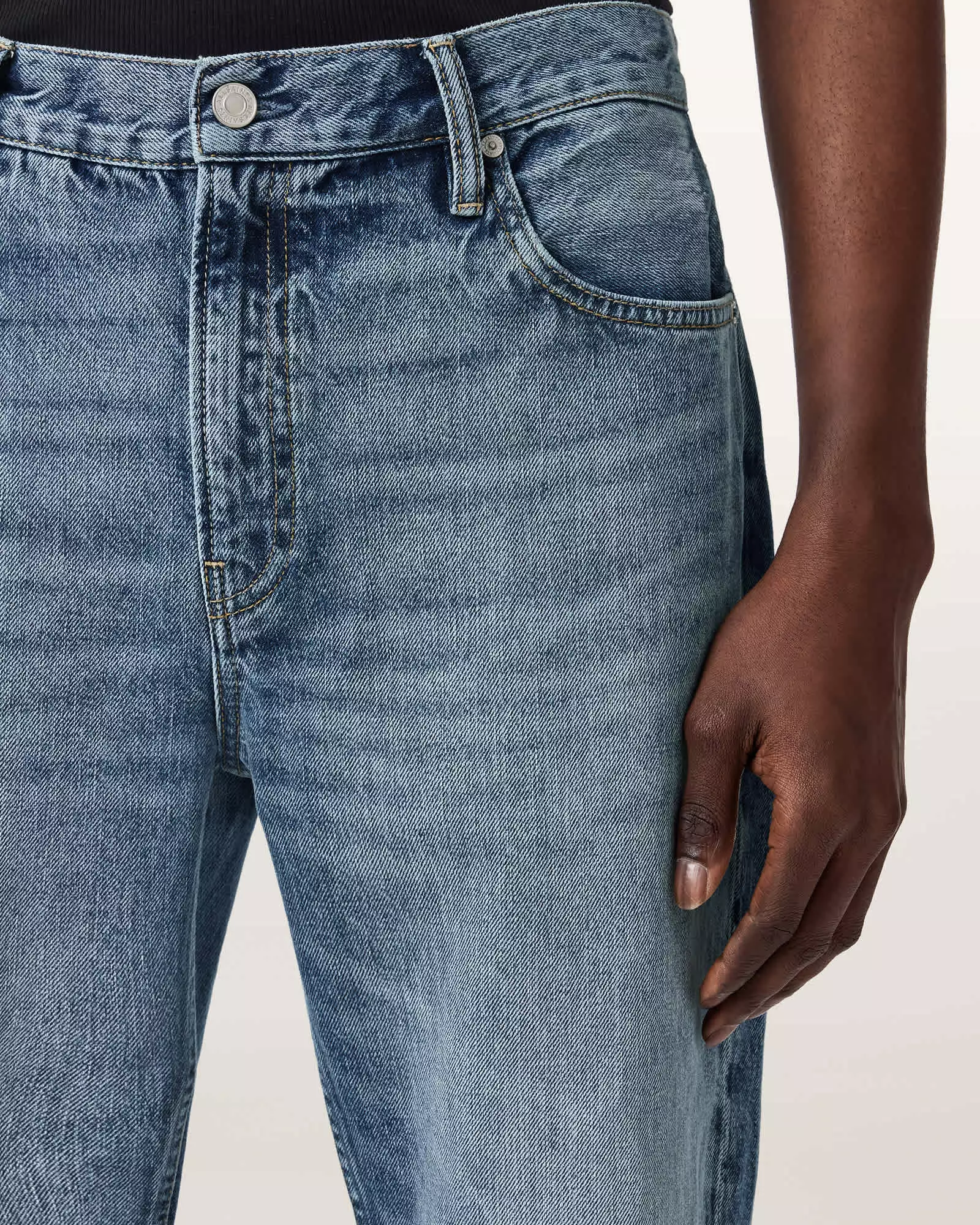 REID 中腰直筒牛仔褲