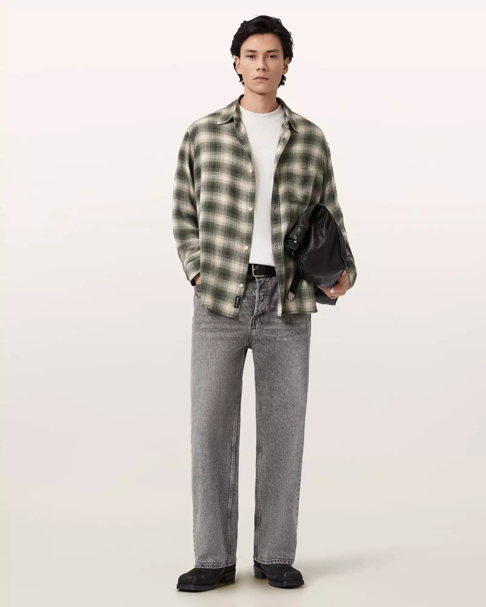 LUMLEY 格紋長袖襯衫