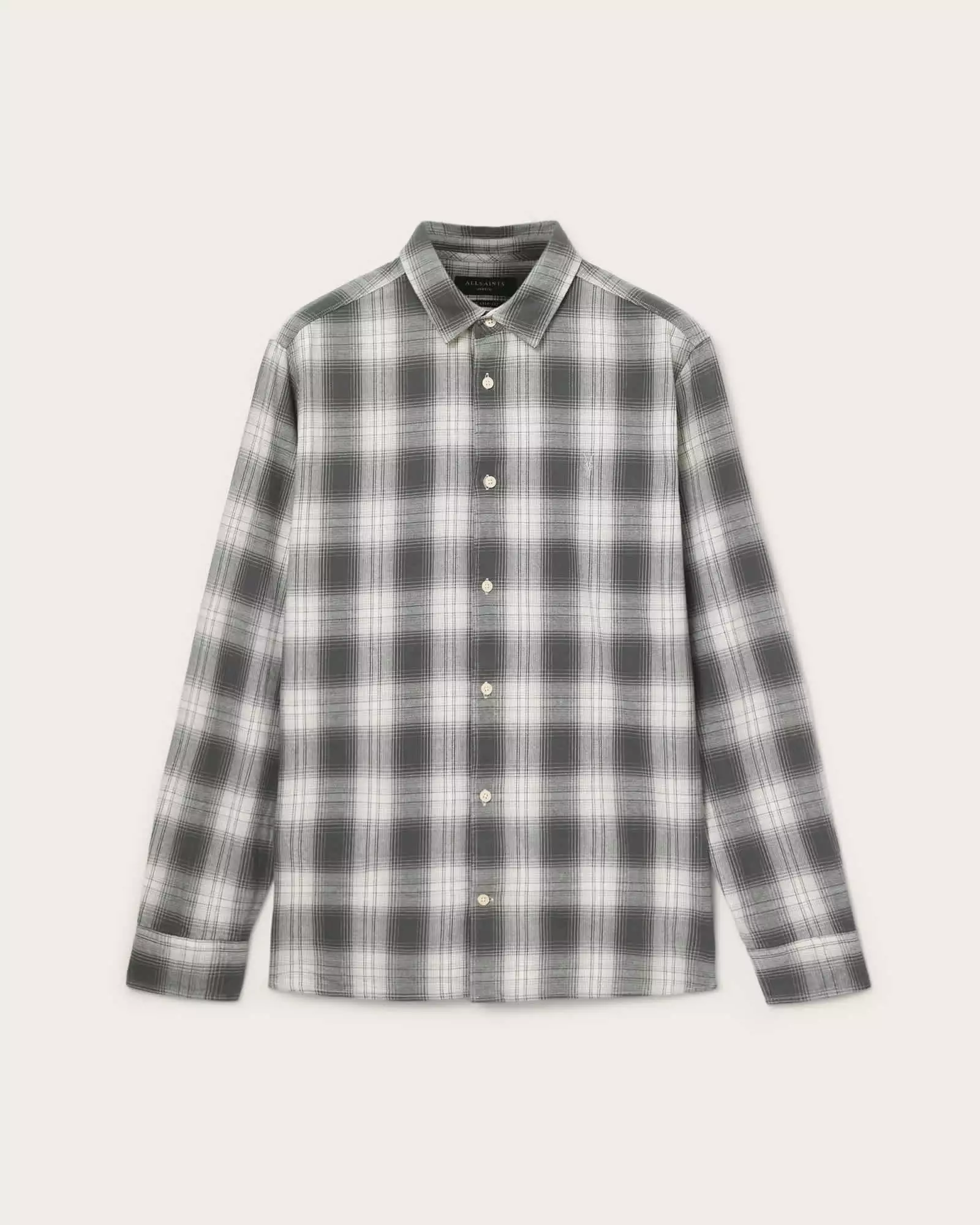 KELBY 格紋長袖襯衫