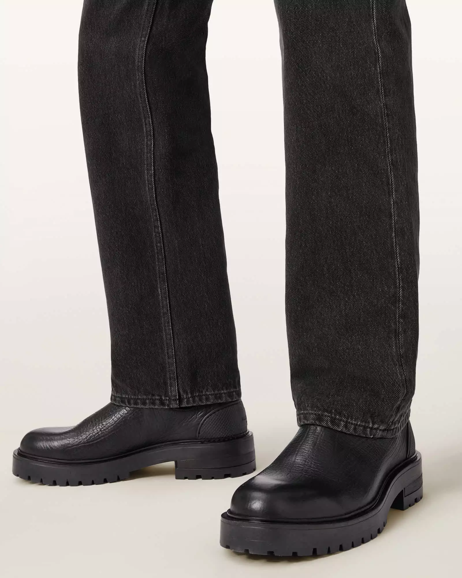 MCCOY 切爾西牛皮短靴