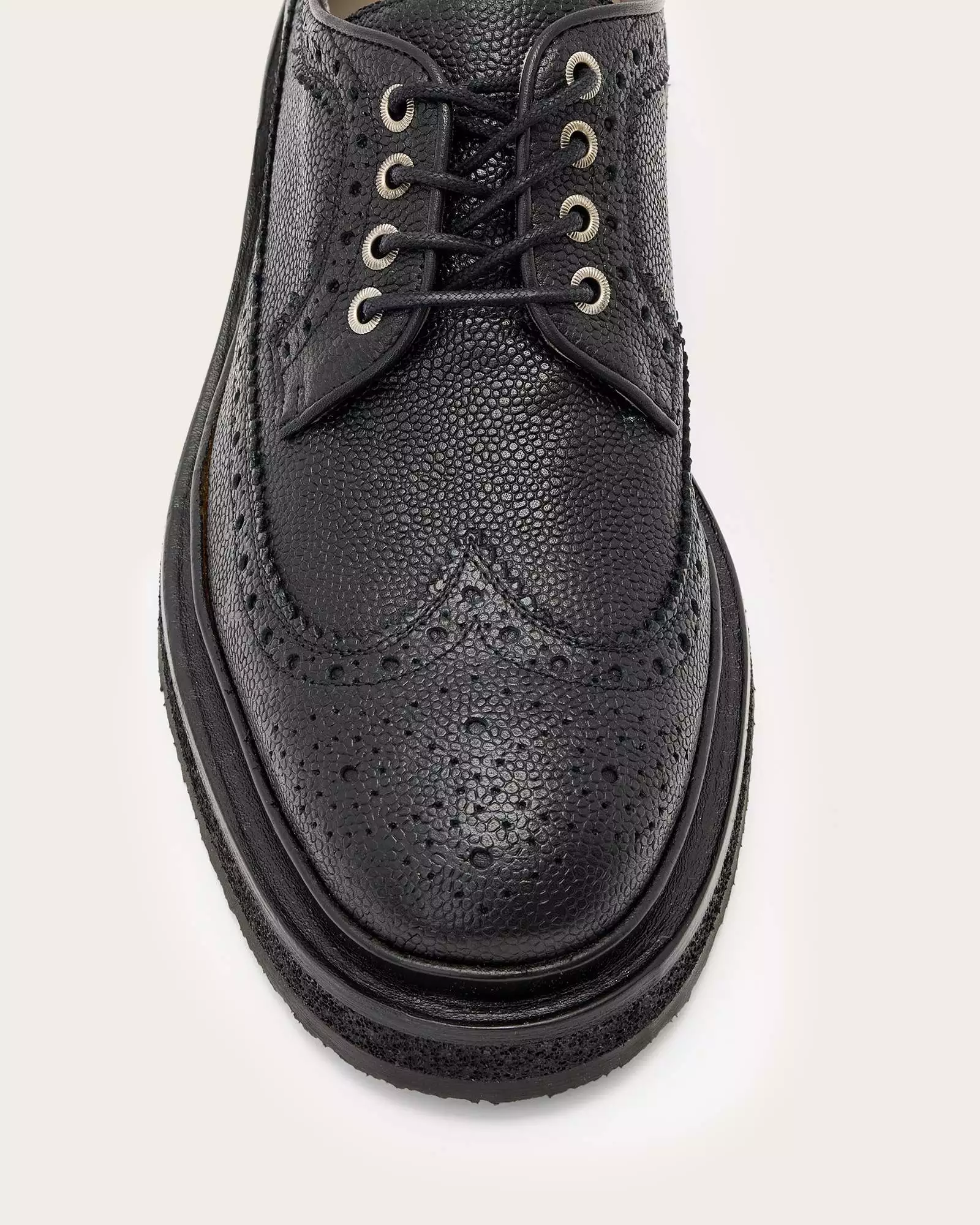 ESCHER 雕花牛皮德比鞋