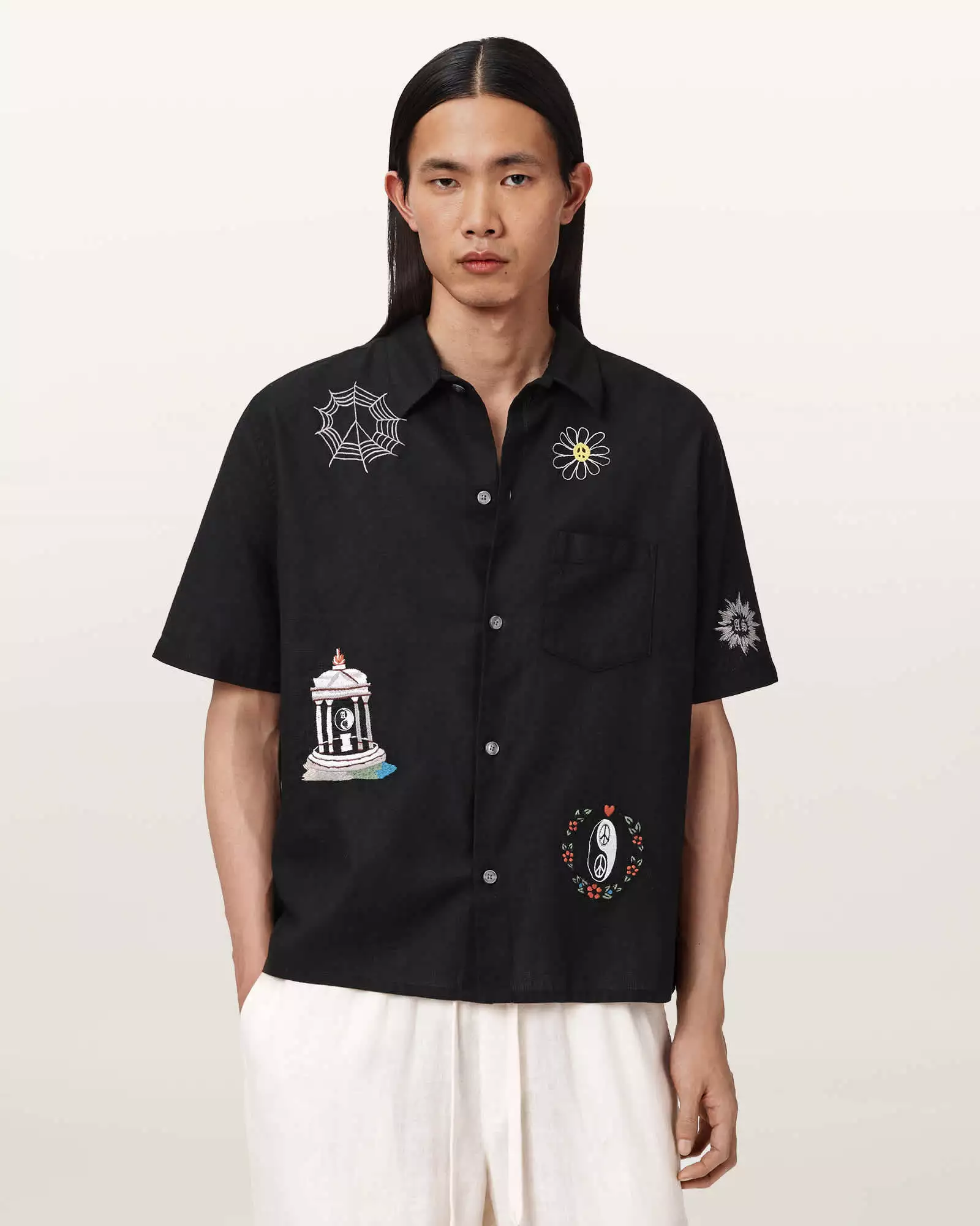 KARLTON 短袖夏威夷襯衫