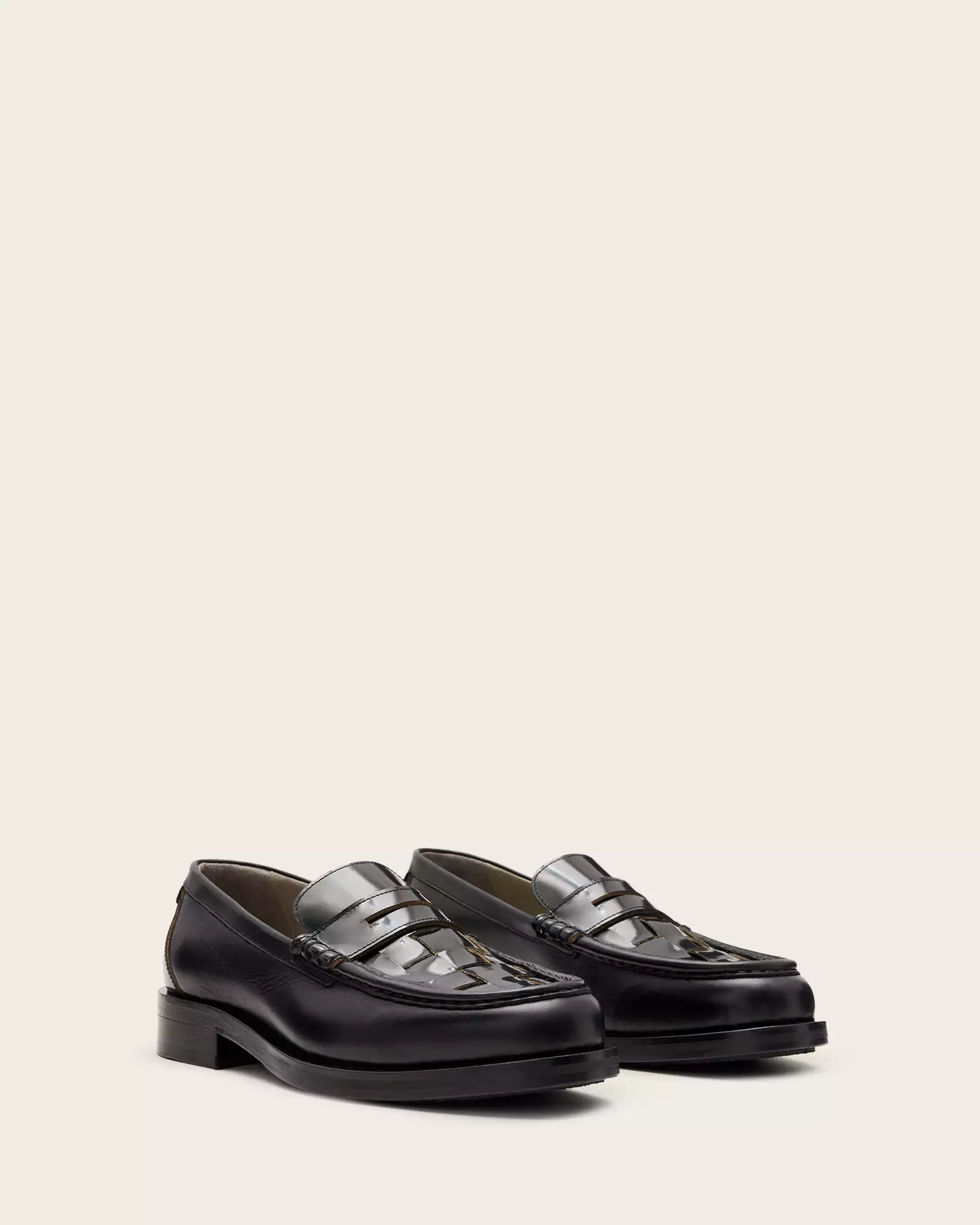 BLOOM 牛皮編織樂福鞋