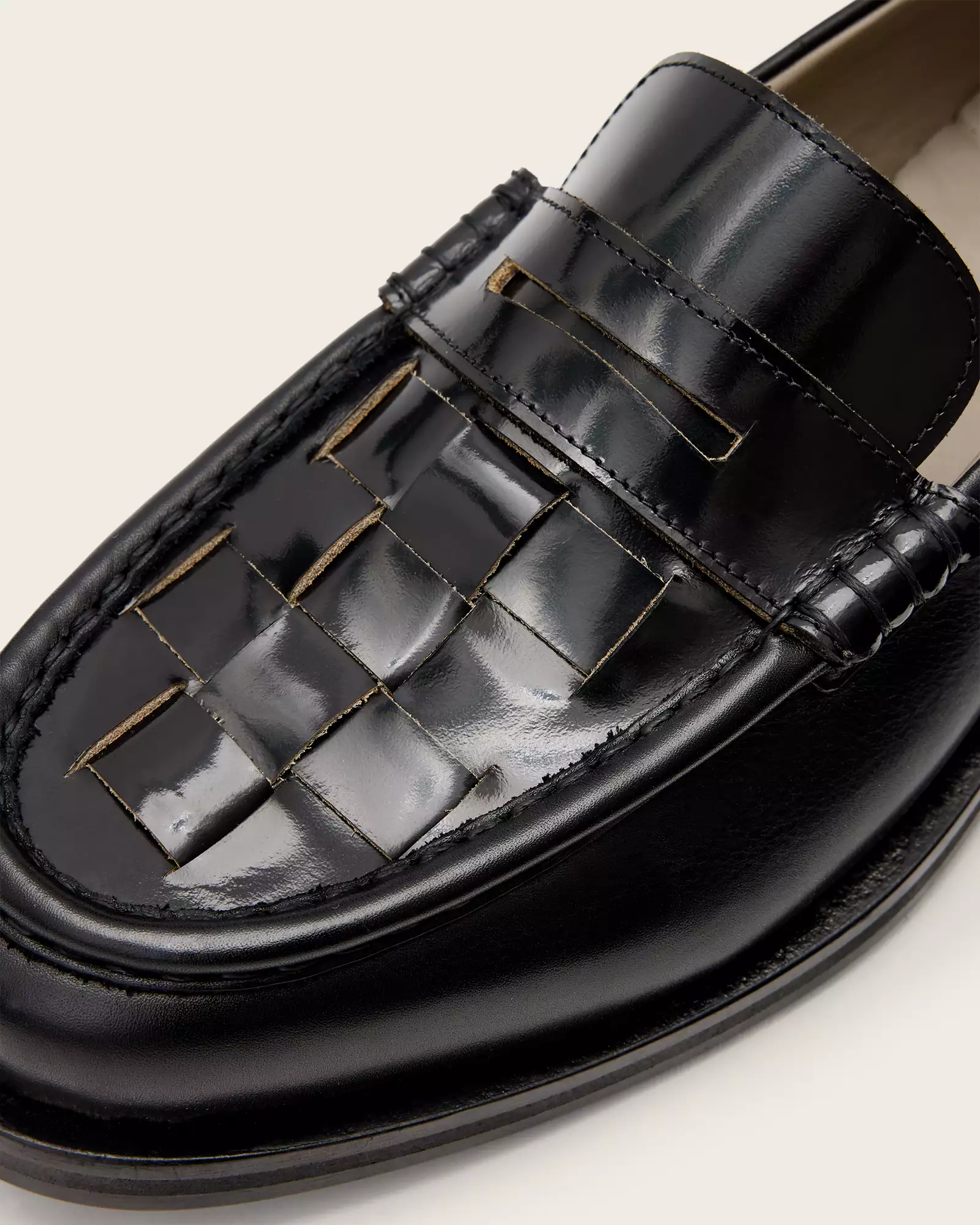 BLOOM 牛皮編織樂福鞋