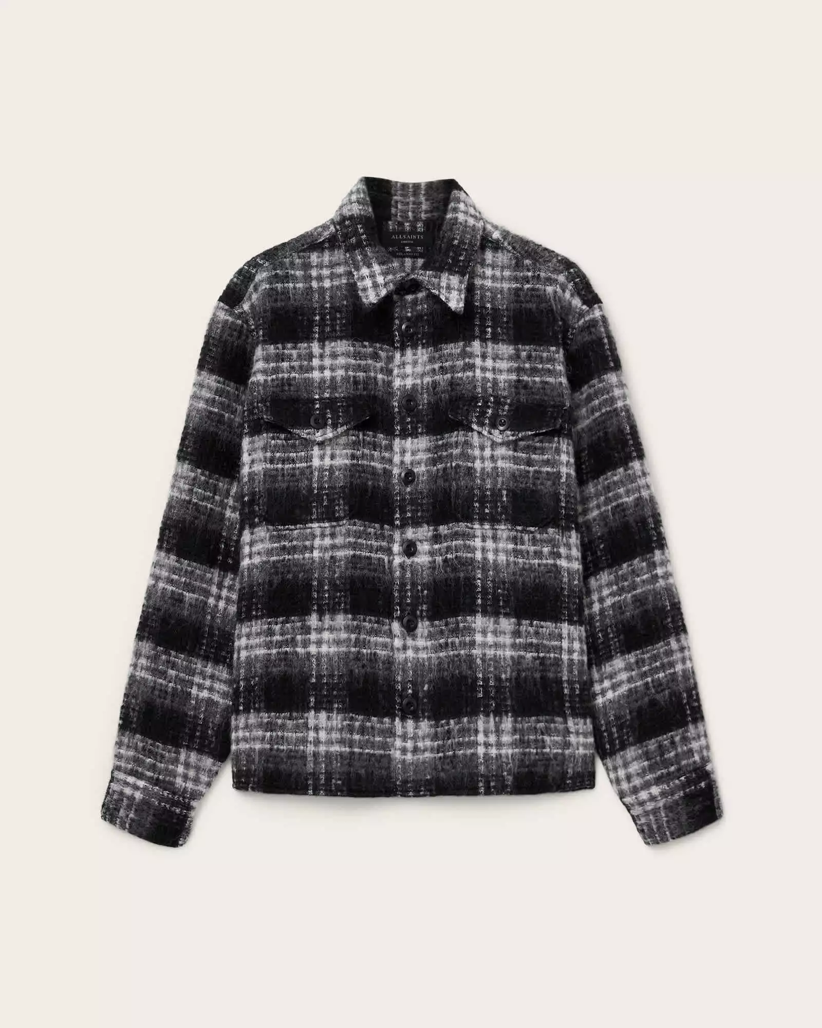 KOREY 格紋羊毛襯衫