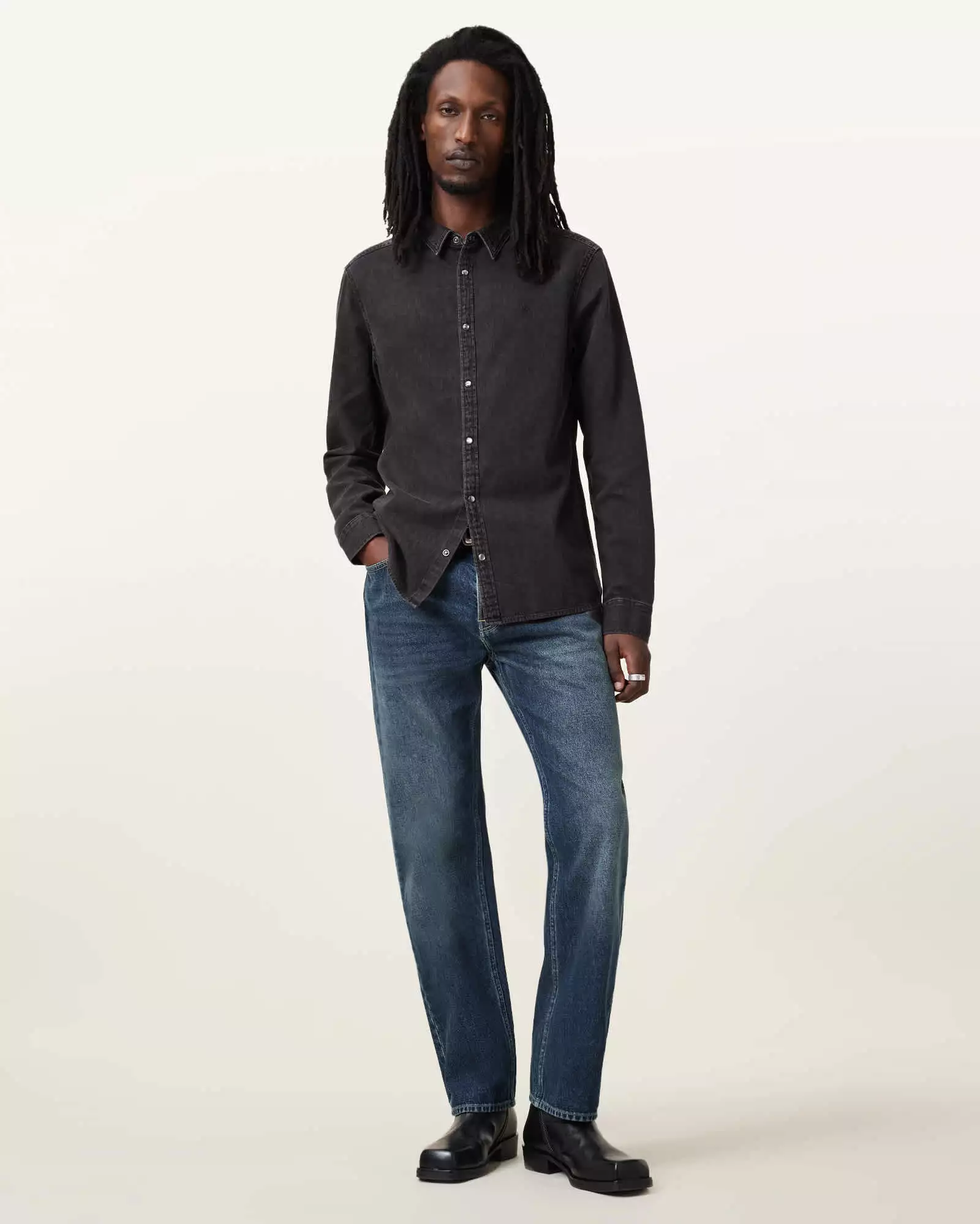 GLEASON 牛仔長袖襯衫