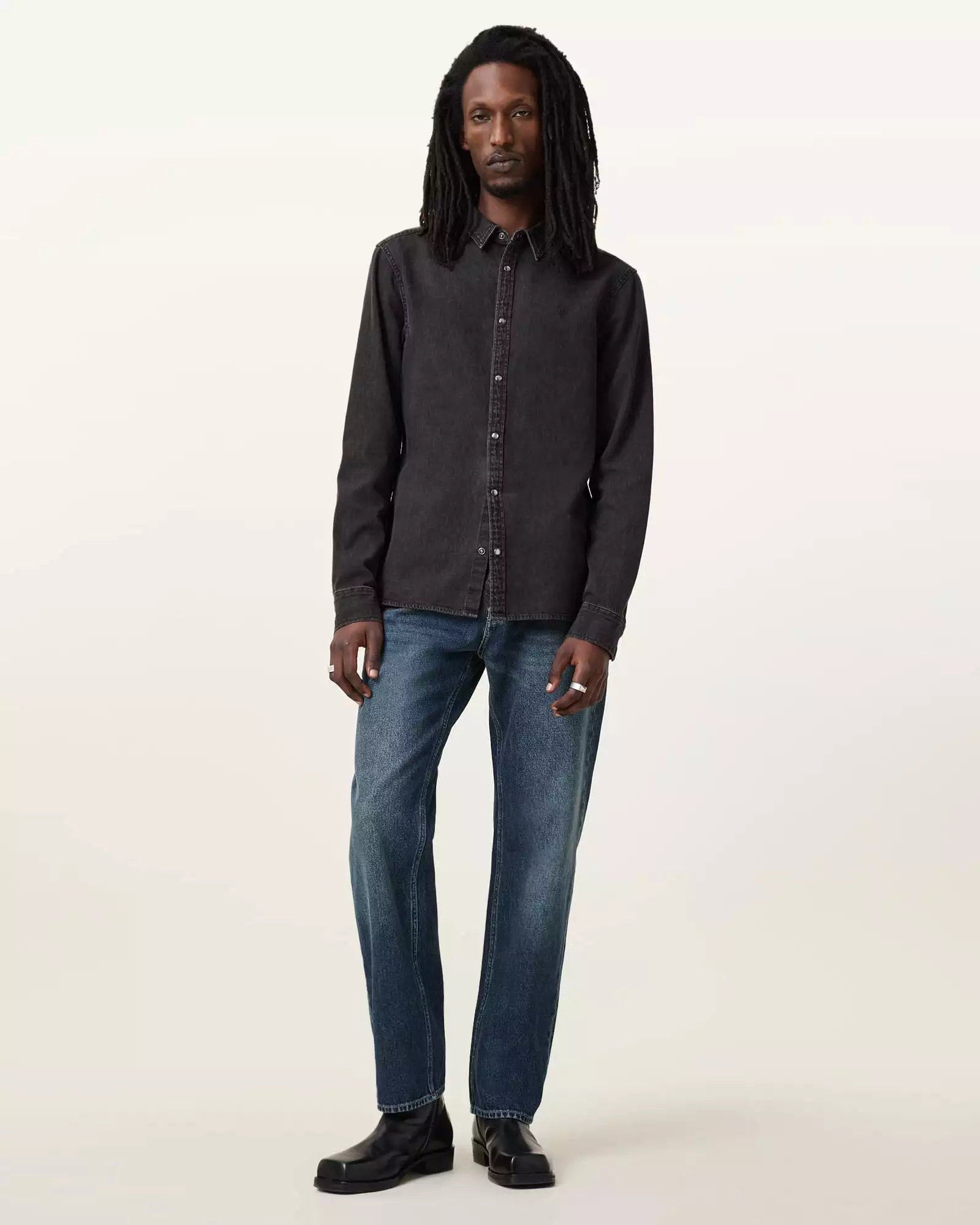 GLEASON 牛仔長袖襯衫