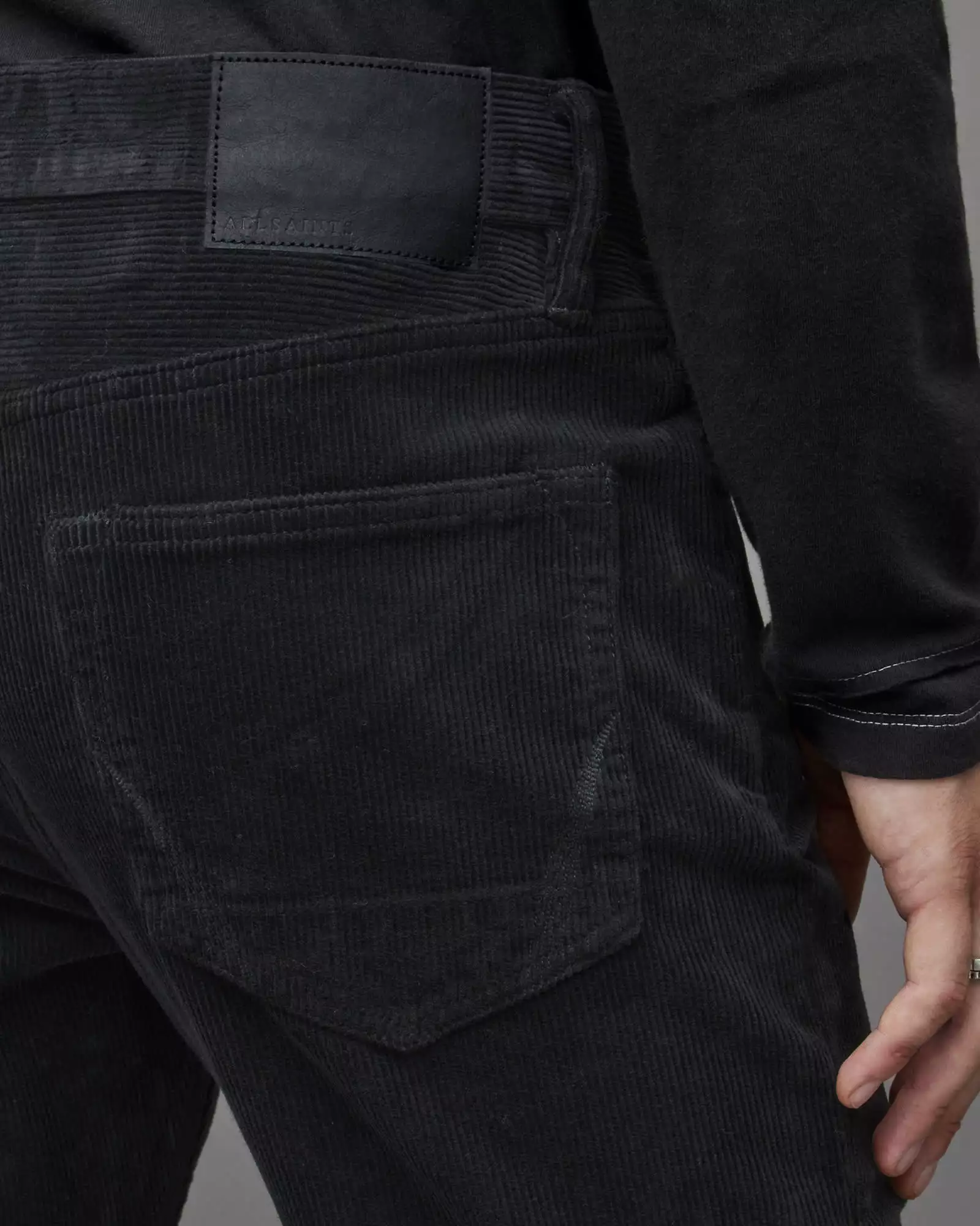 REX 燈芯絨修身牛仔褲