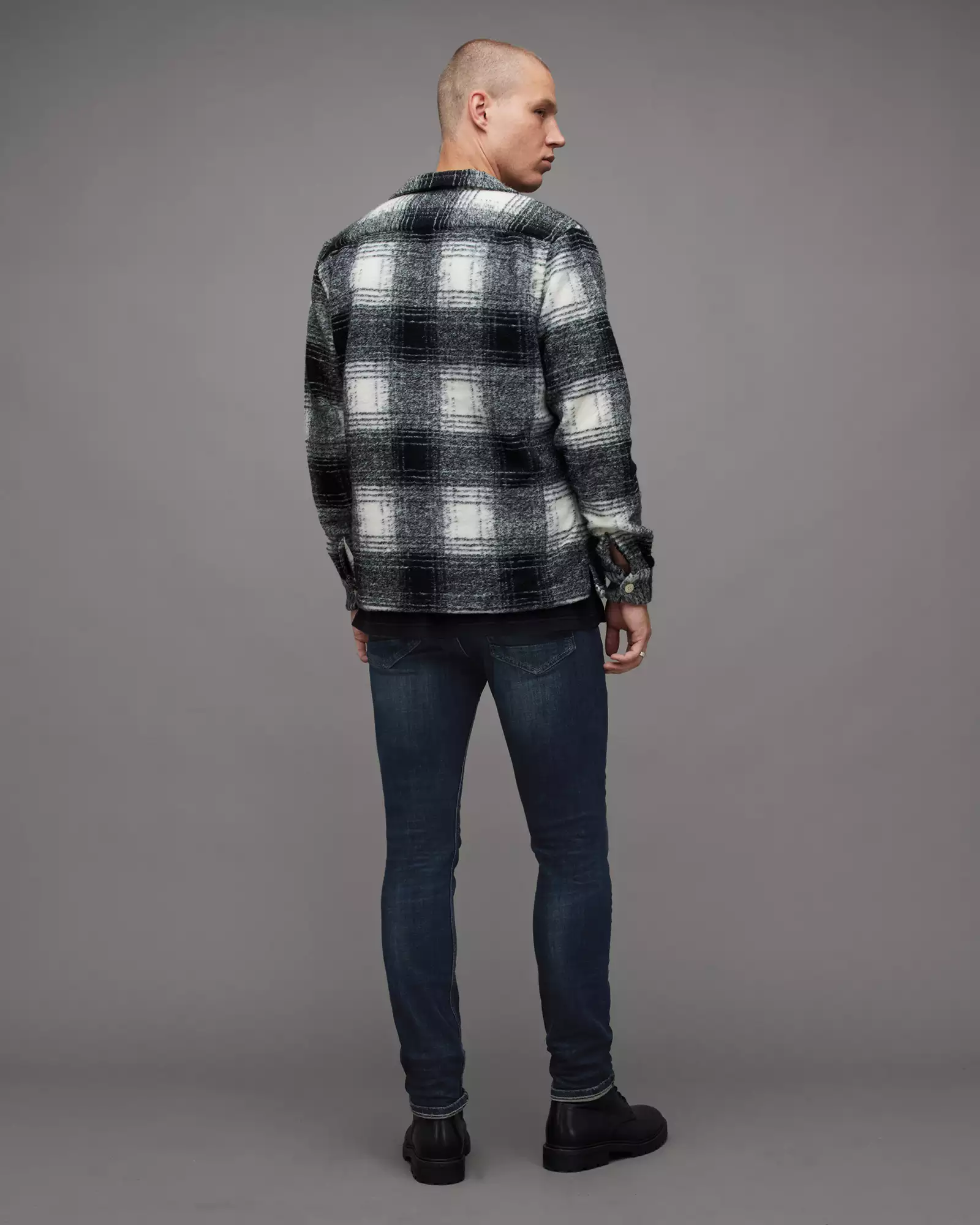 REX 中腰修身牛仔褲