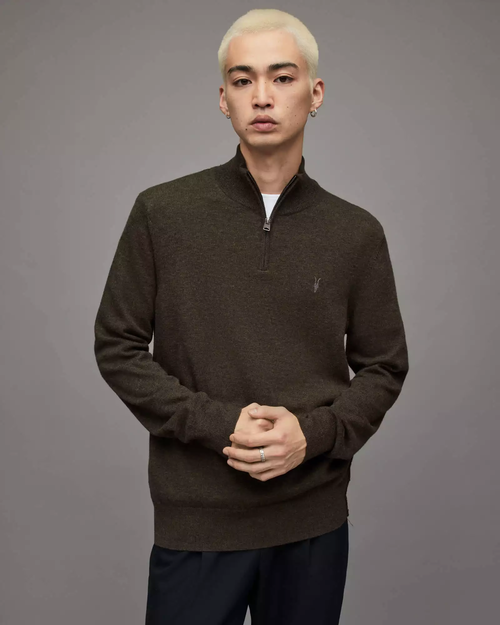 KILBURN 高領羊毛針織上衣