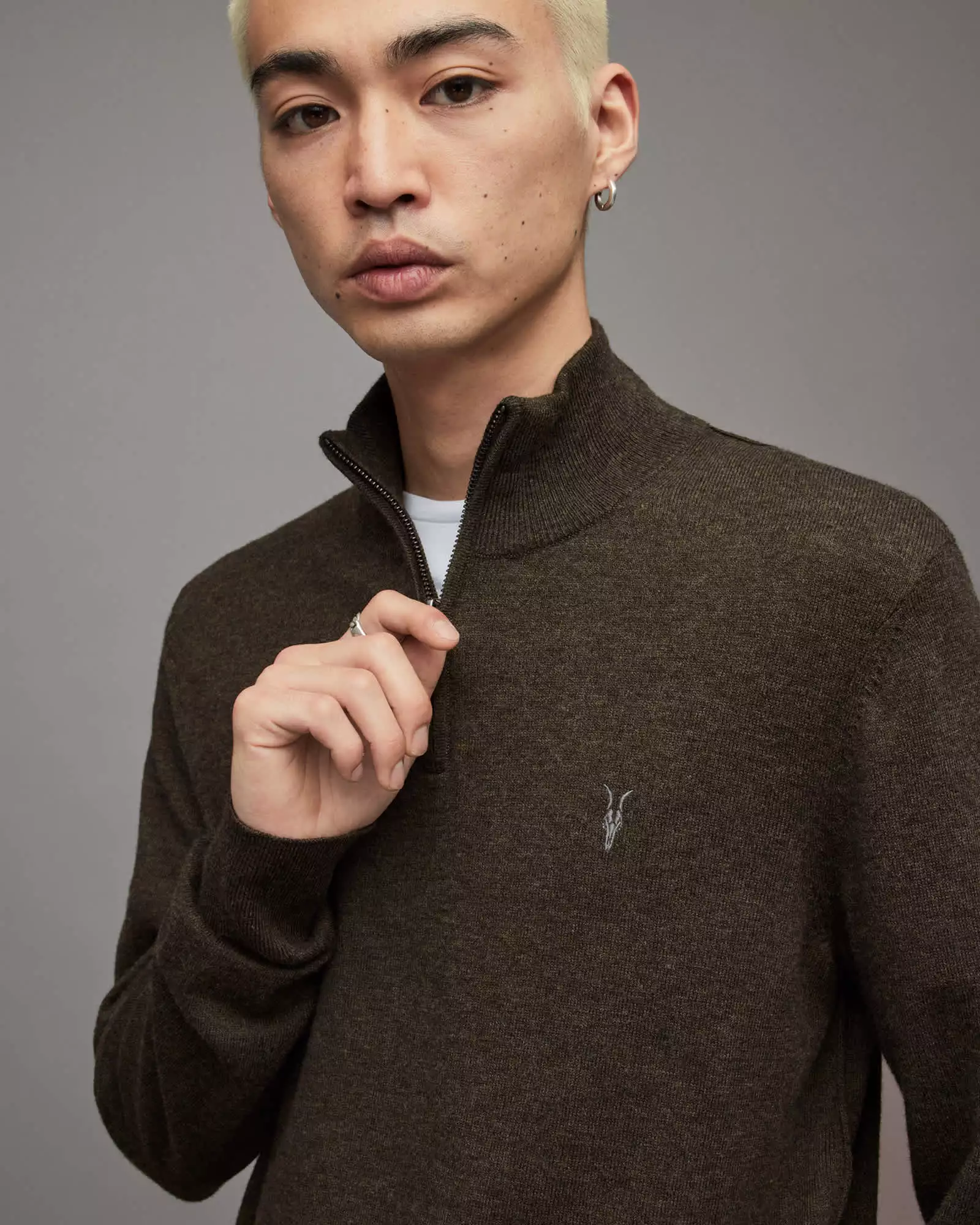 KILBURN 高領羊毛針織上衣