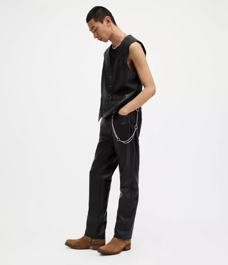 TEMPO 羊皮西裝背心