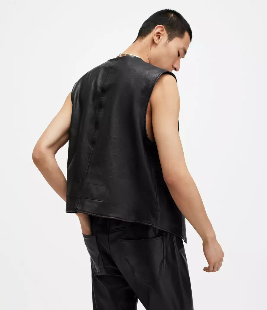 TEMPO 羊皮西裝背心