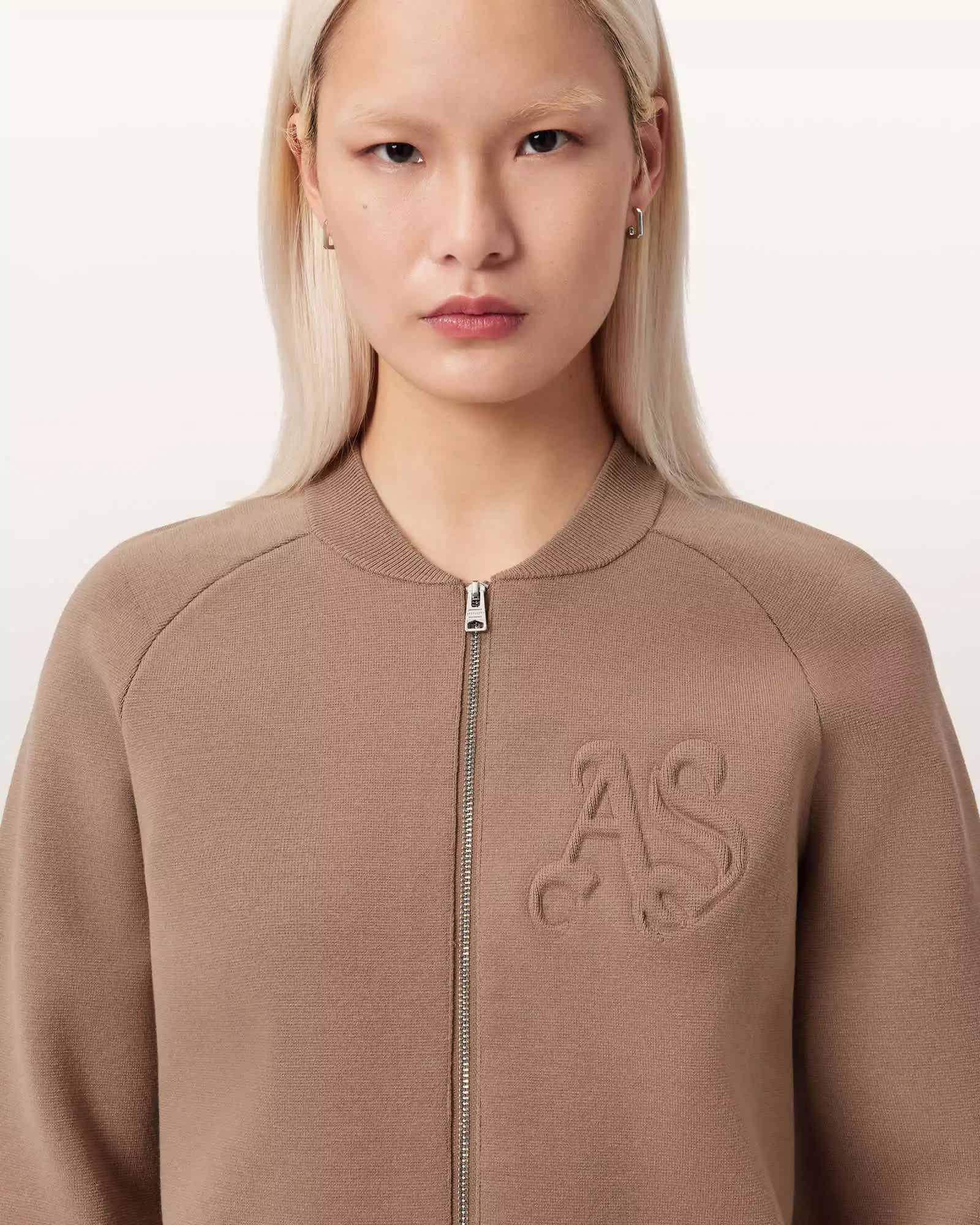 SONNY 針織拉鍊外套