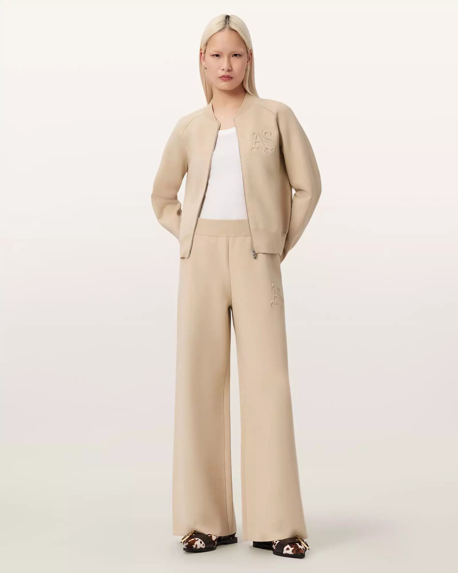 SONNY 針織拉鍊外套