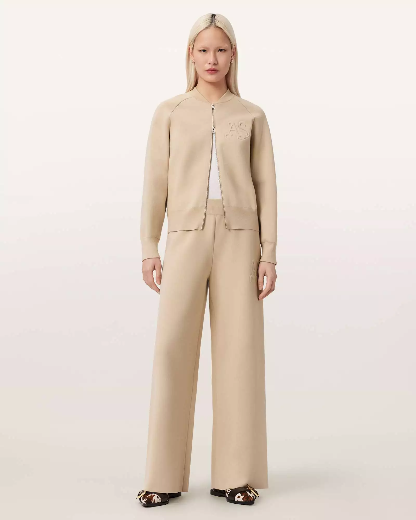 SONNY 針織拉鍊外套