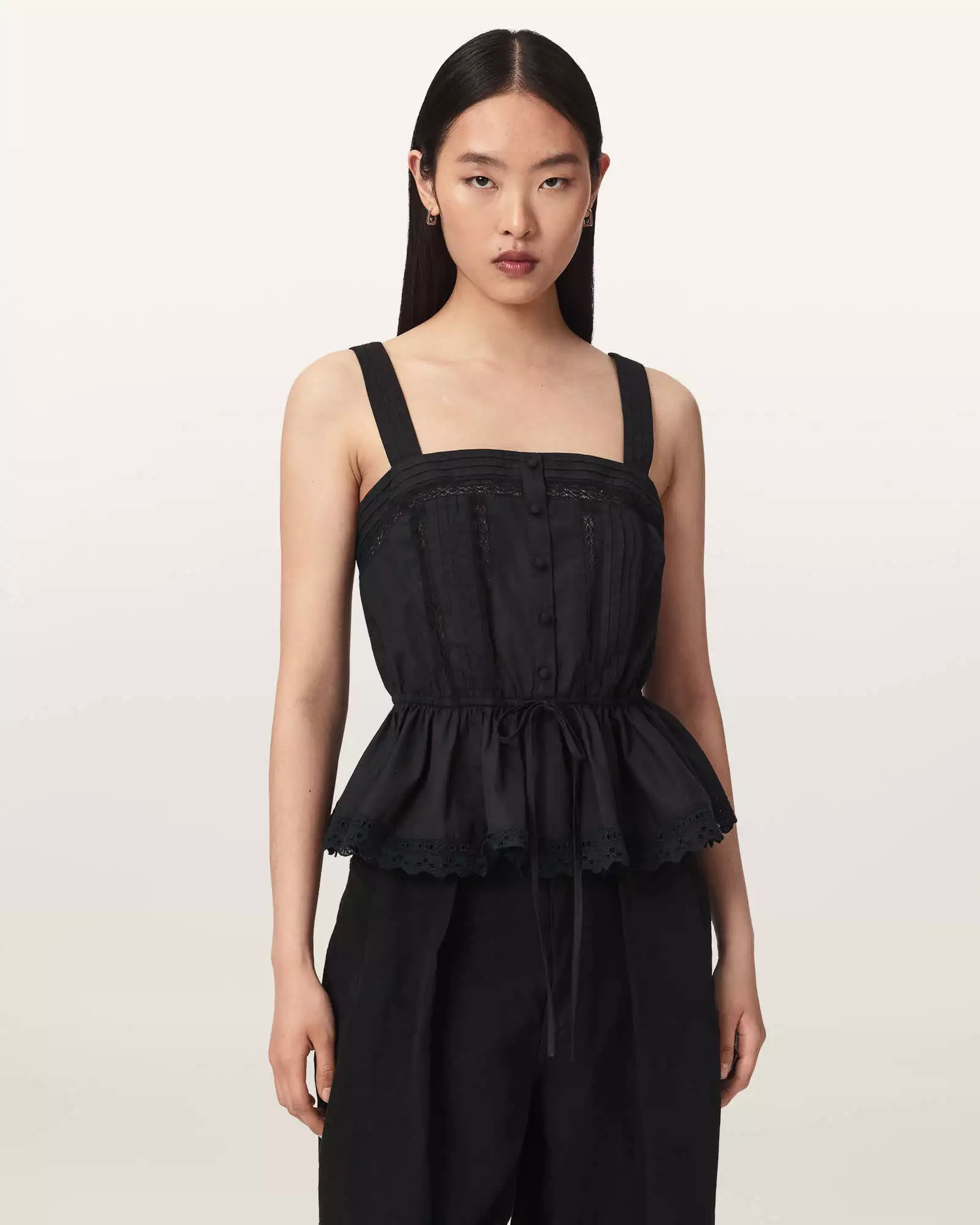 GWEN 蕾絲細肩上衣