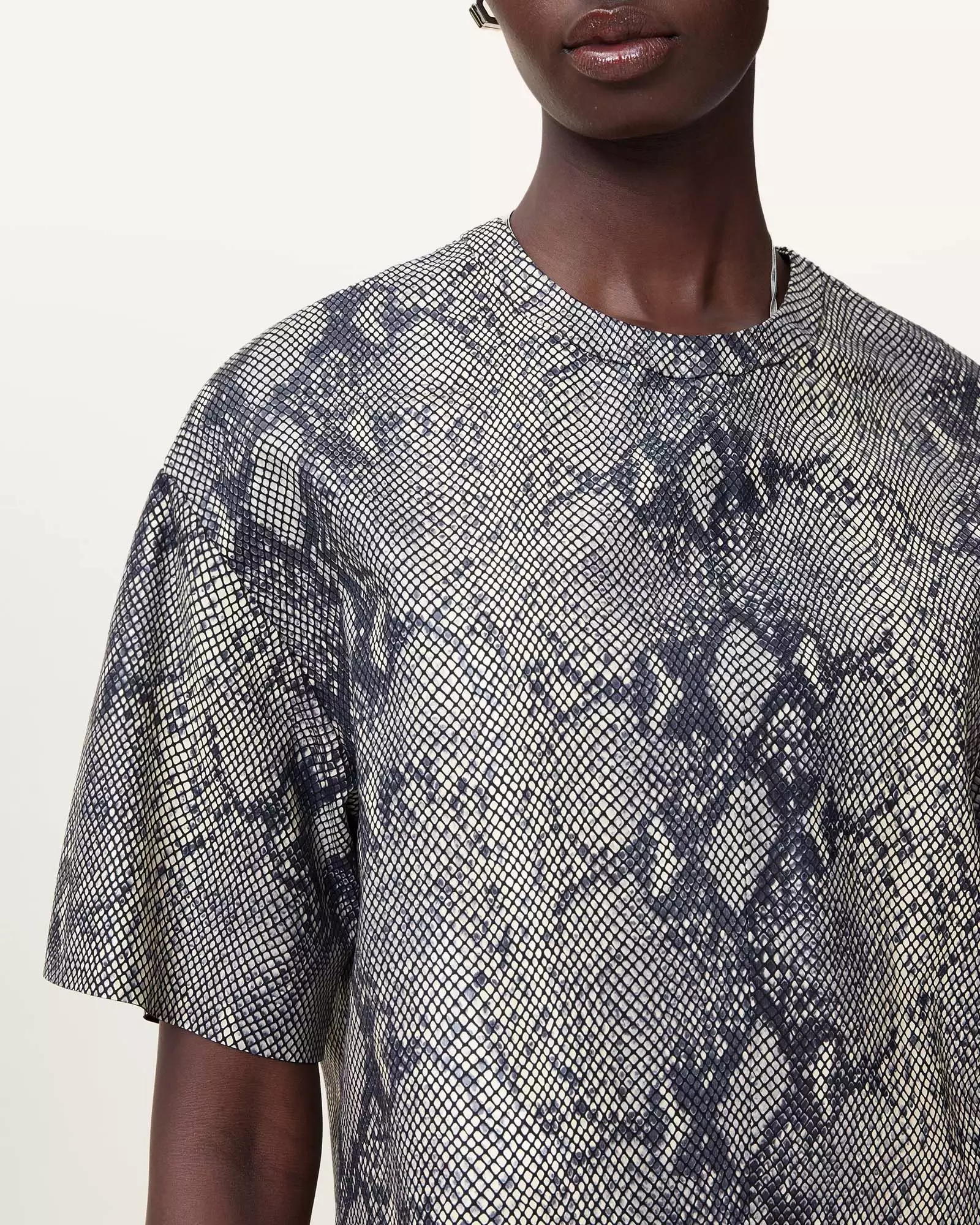 RENAI 蛇紋羊皮上衣