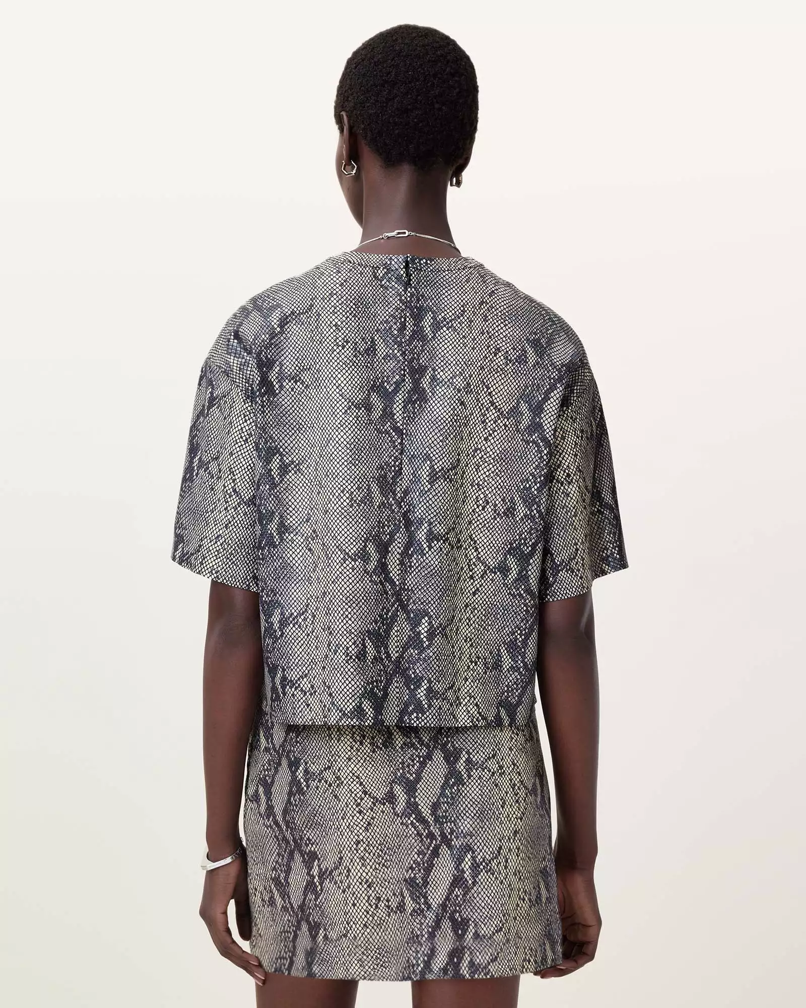 RENAI 蛇紋羊皮上衣