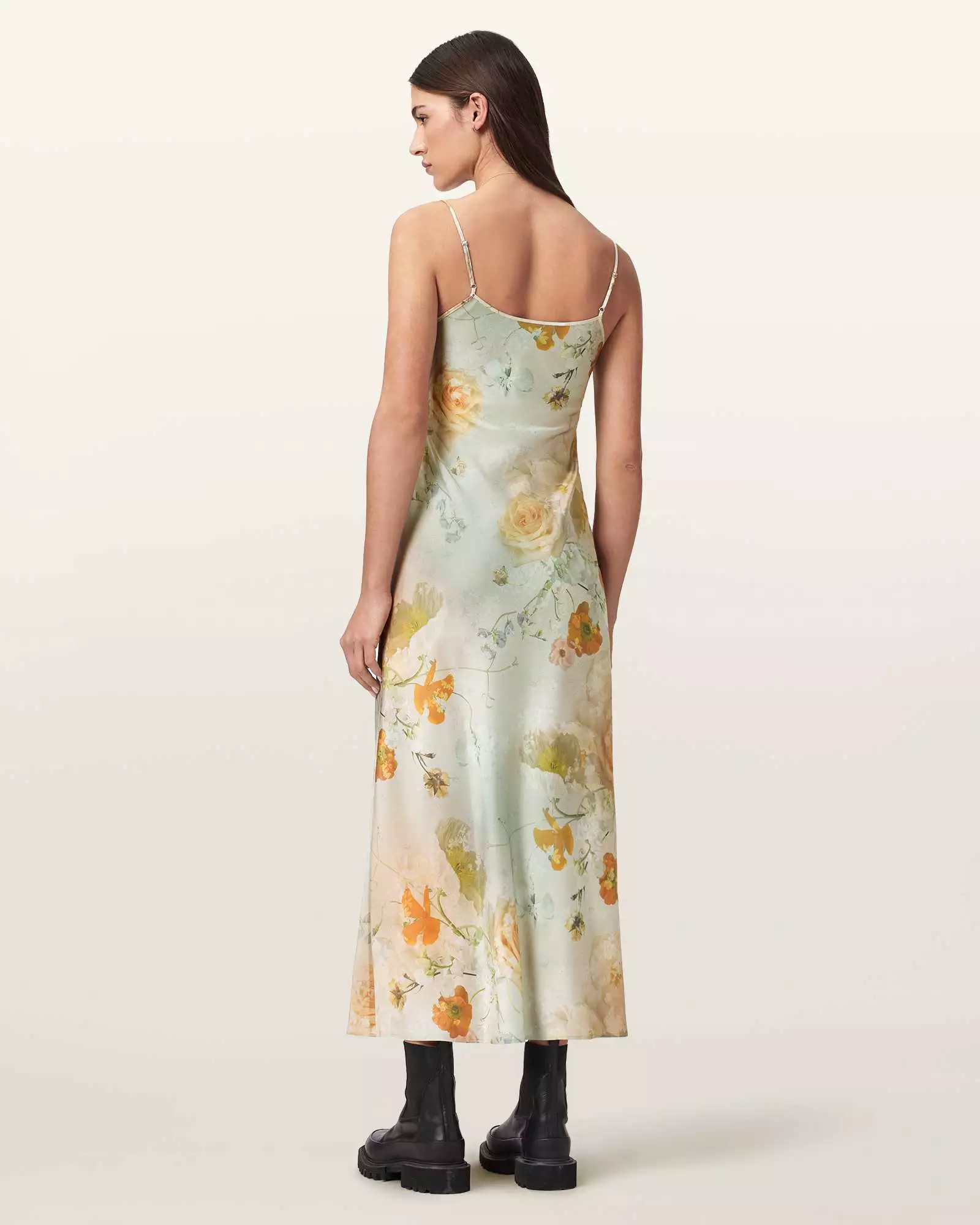 BRYONY 印花細肩長洋裝