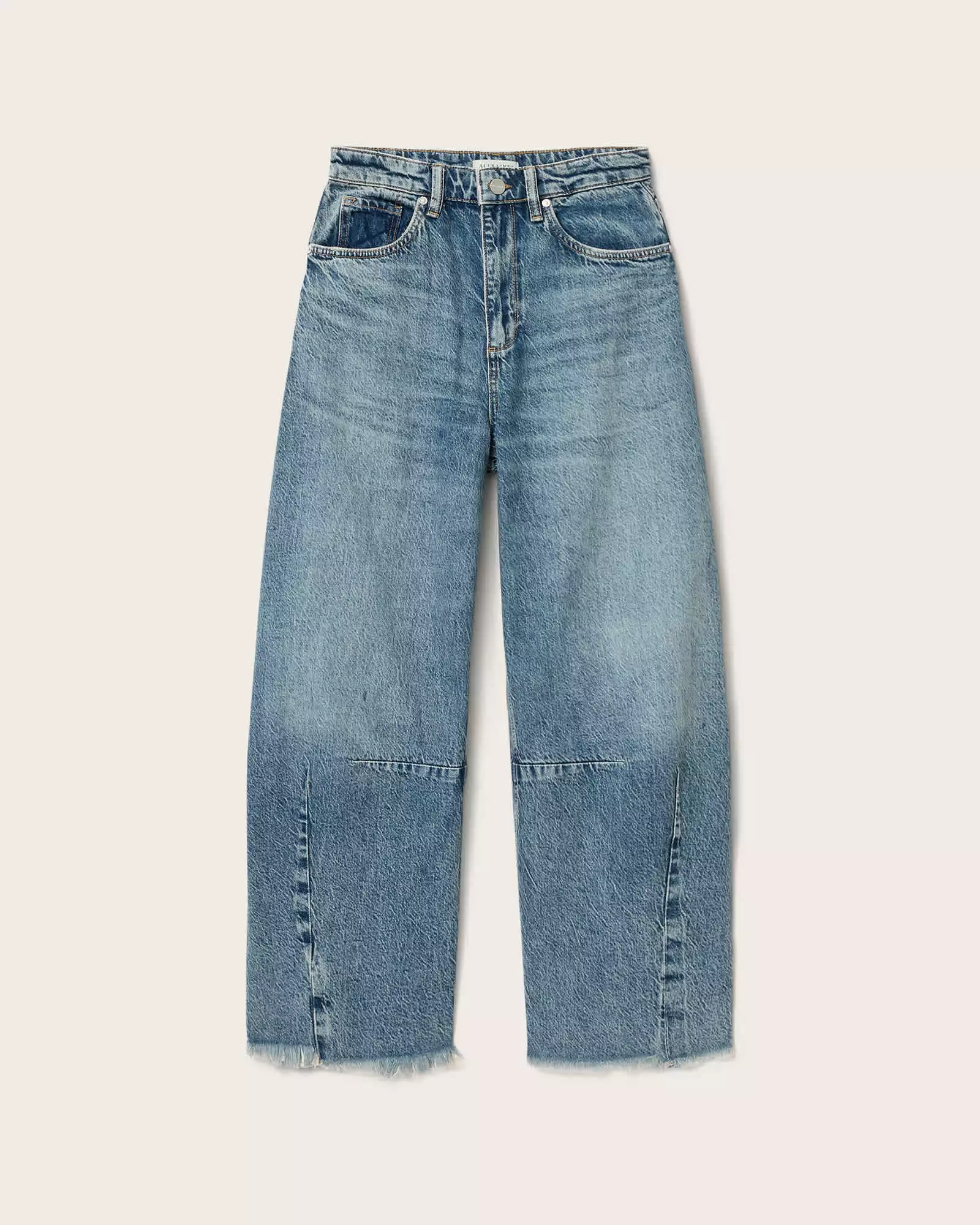 PAYTON 高腰闊腿牛仔褲