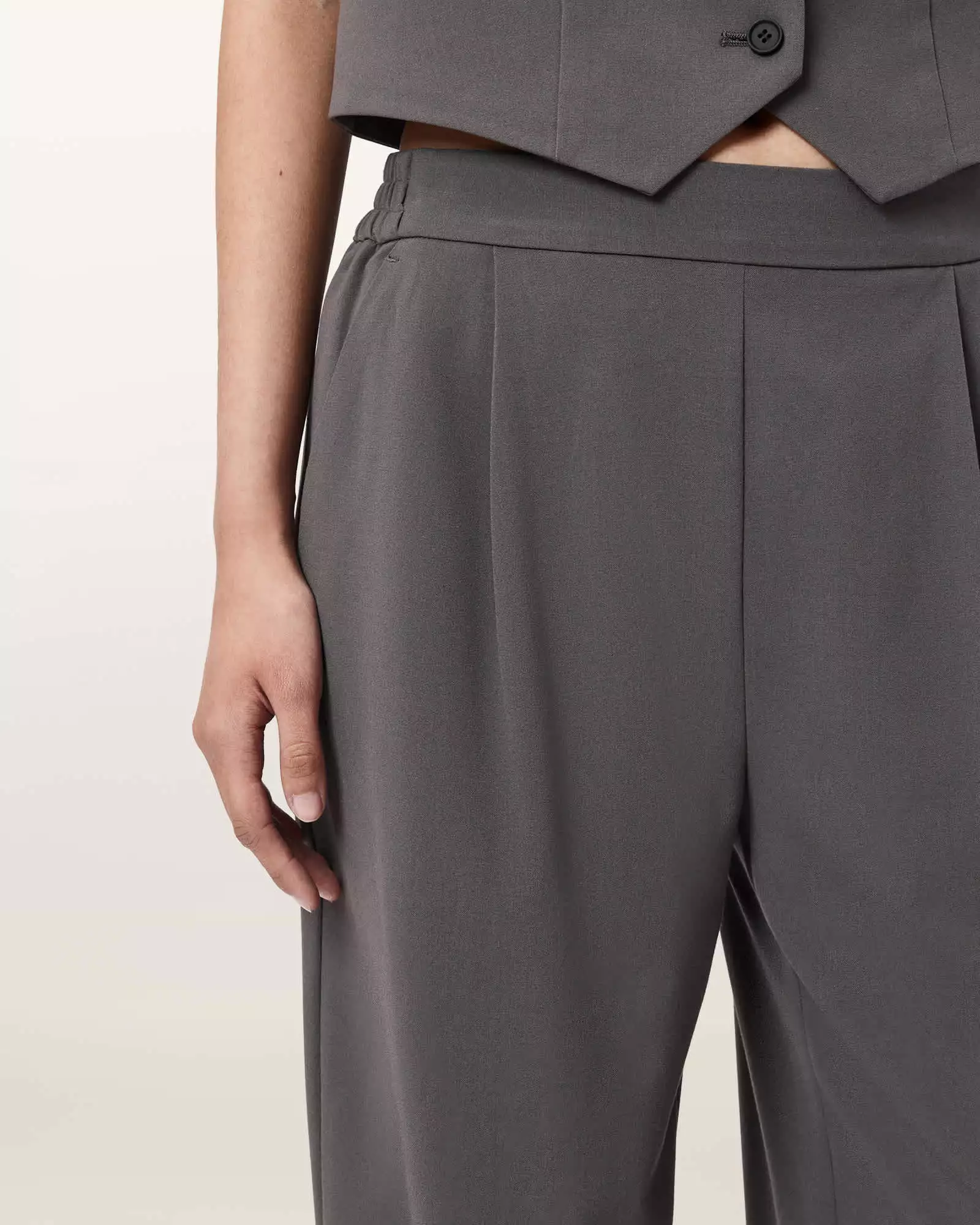 ALEIDA TRI 中腰西裝寬褲