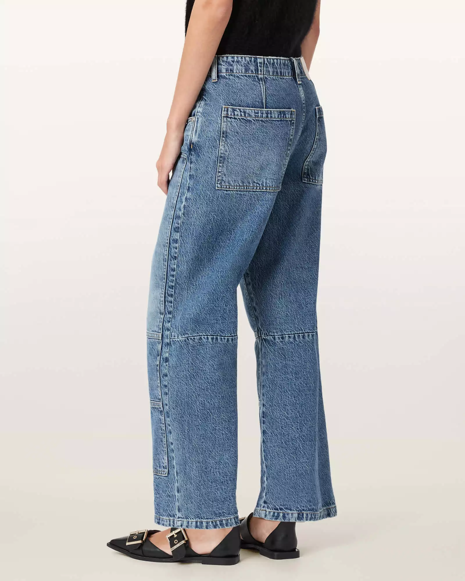 TAY 中腰木匠牛仔褲