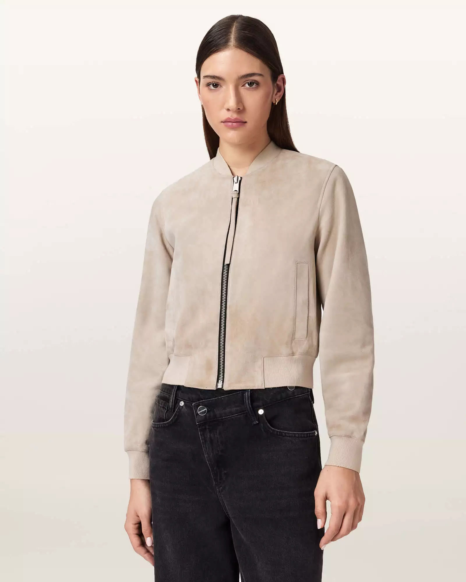 ORTEN 麂皮飛行員外套