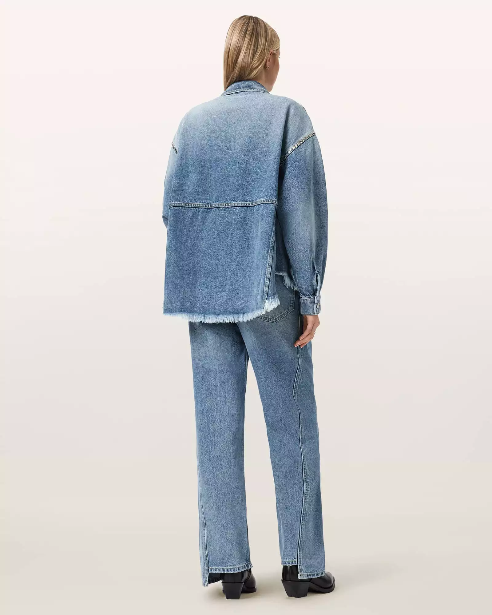 FRANKIE 鉚釘牛仔褲