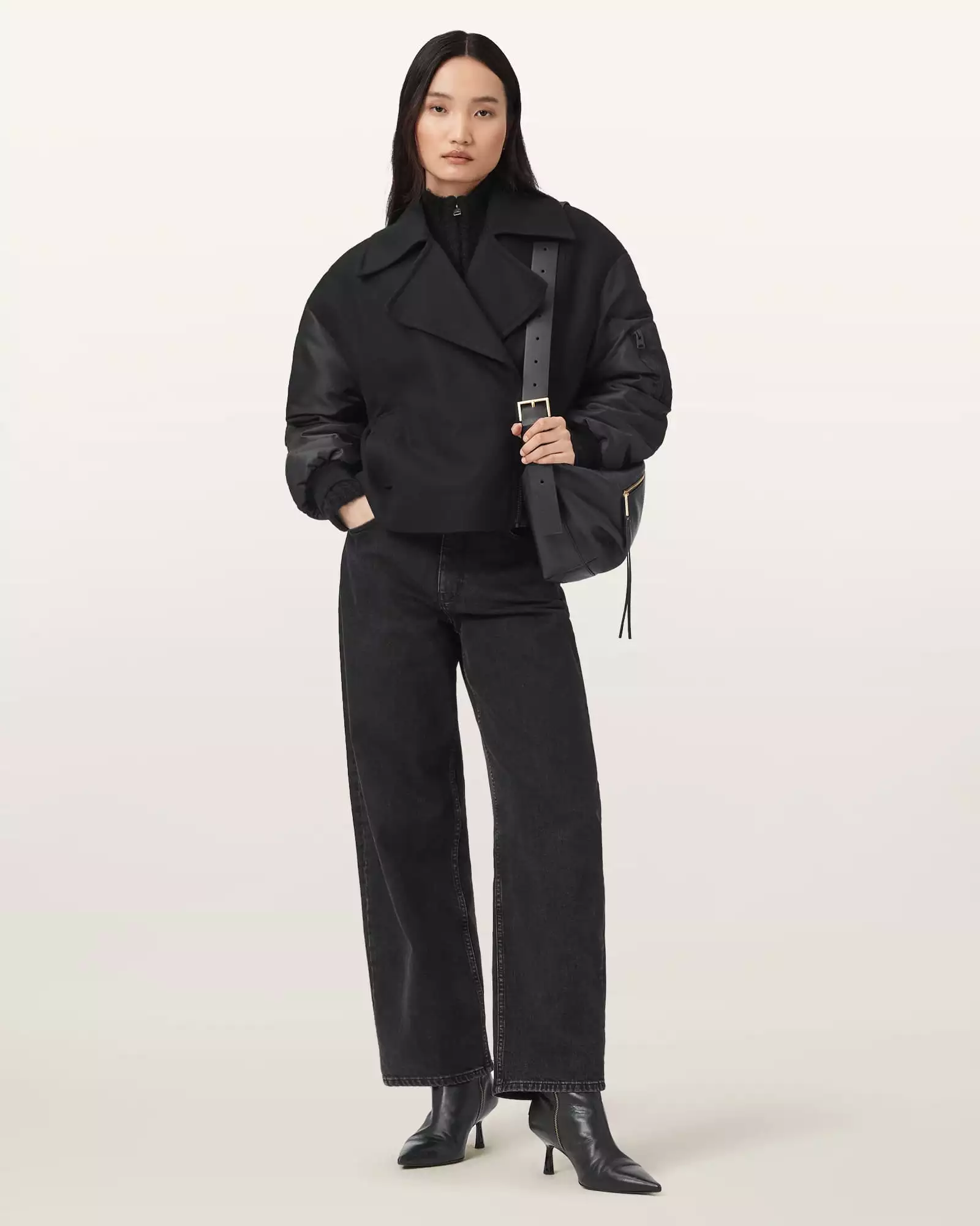 ORLA 羊毛拼接外套