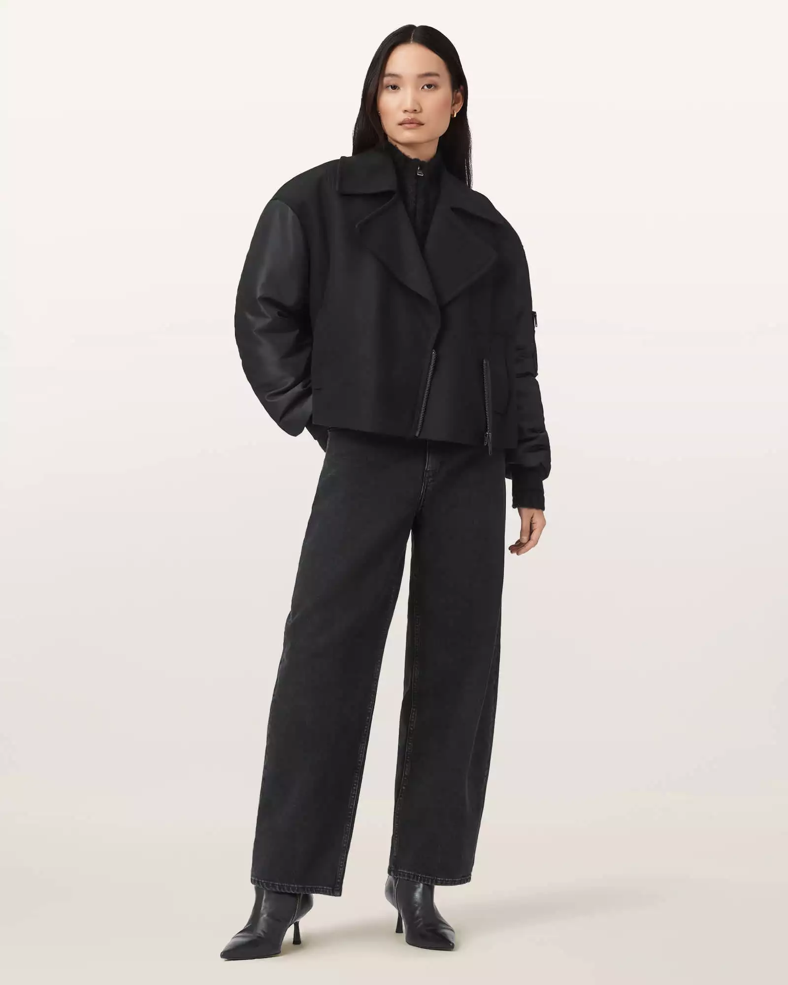 ORLA 羊毛拼接外套