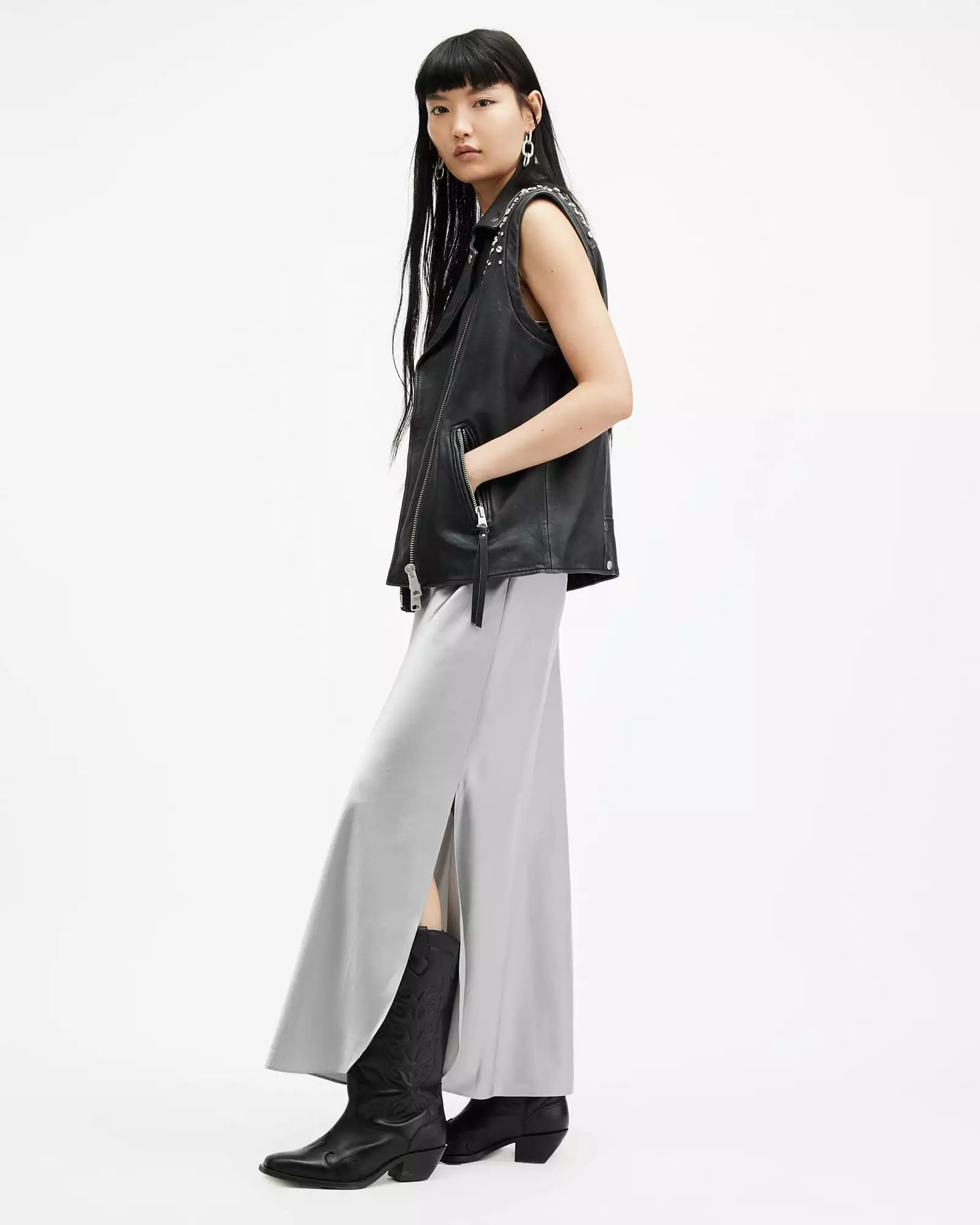 LISA 無袖中長版洋裝