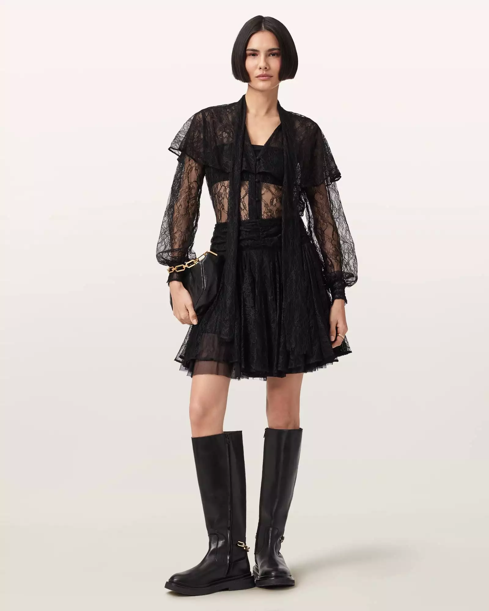 ATHENA 蕾絲造型襯衫