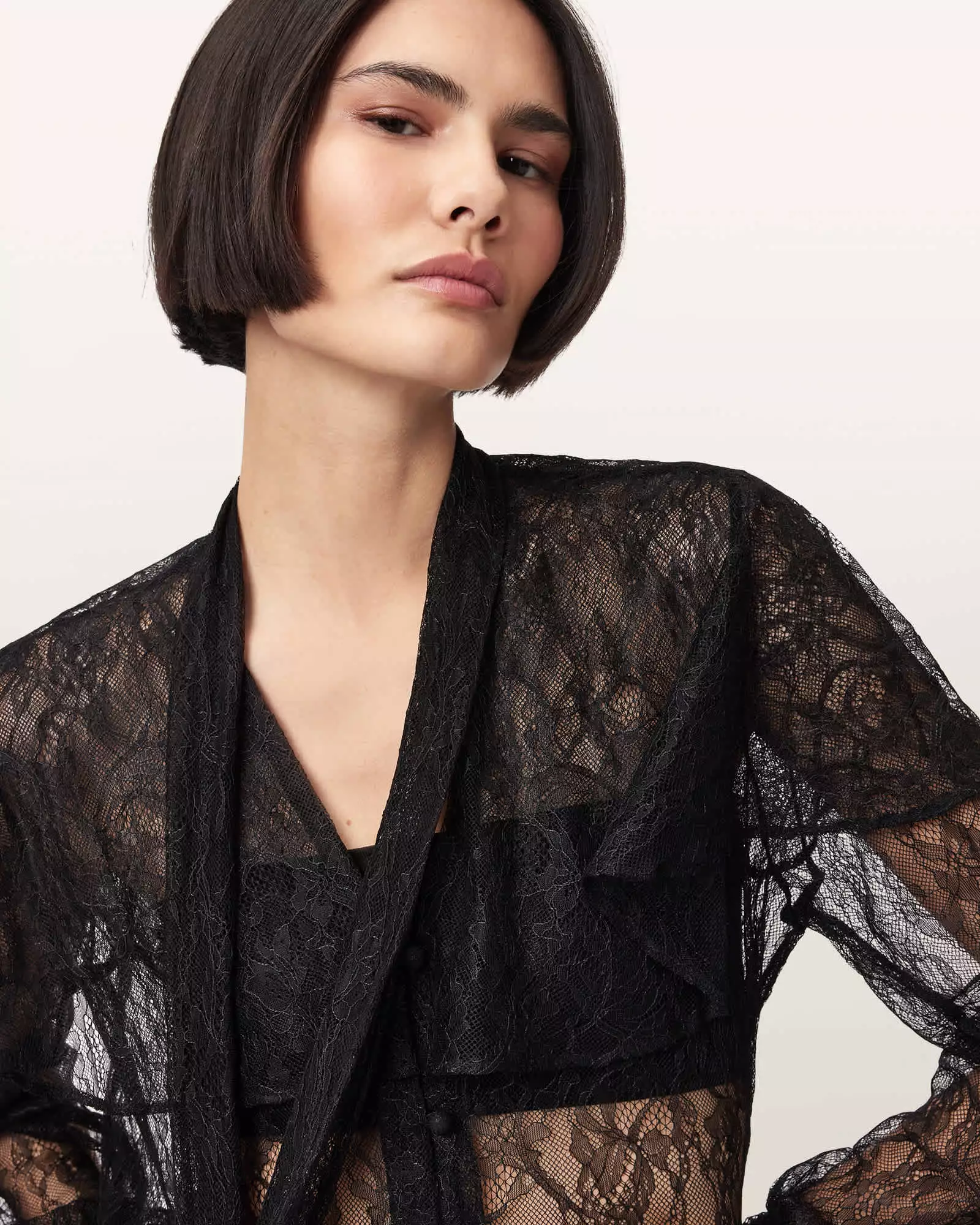 ATHENA 蕾絲造型襯衫