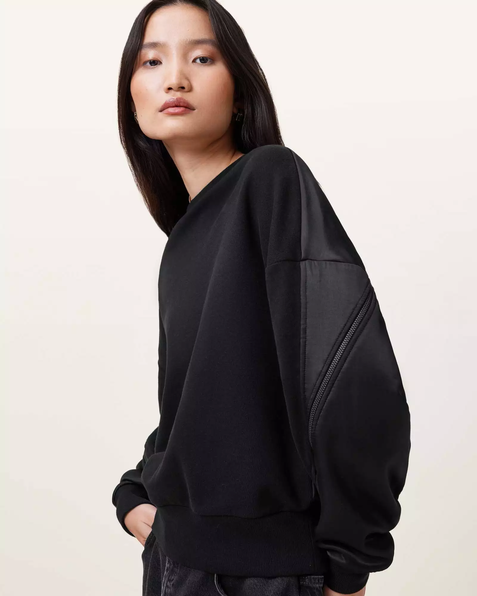 PEGGY ZIP 長袖衛衣
