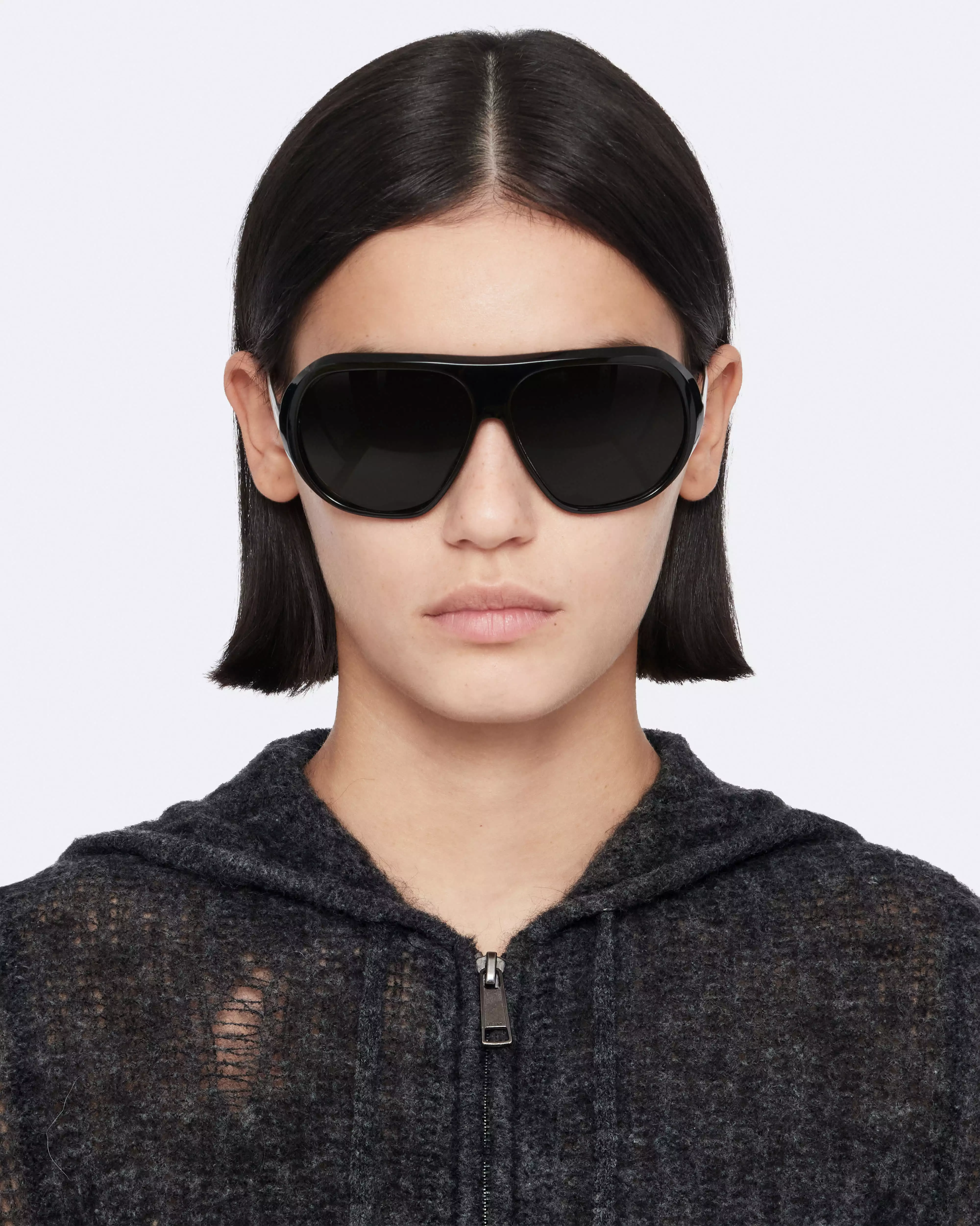 MABEL 羊毛針織連帽外套