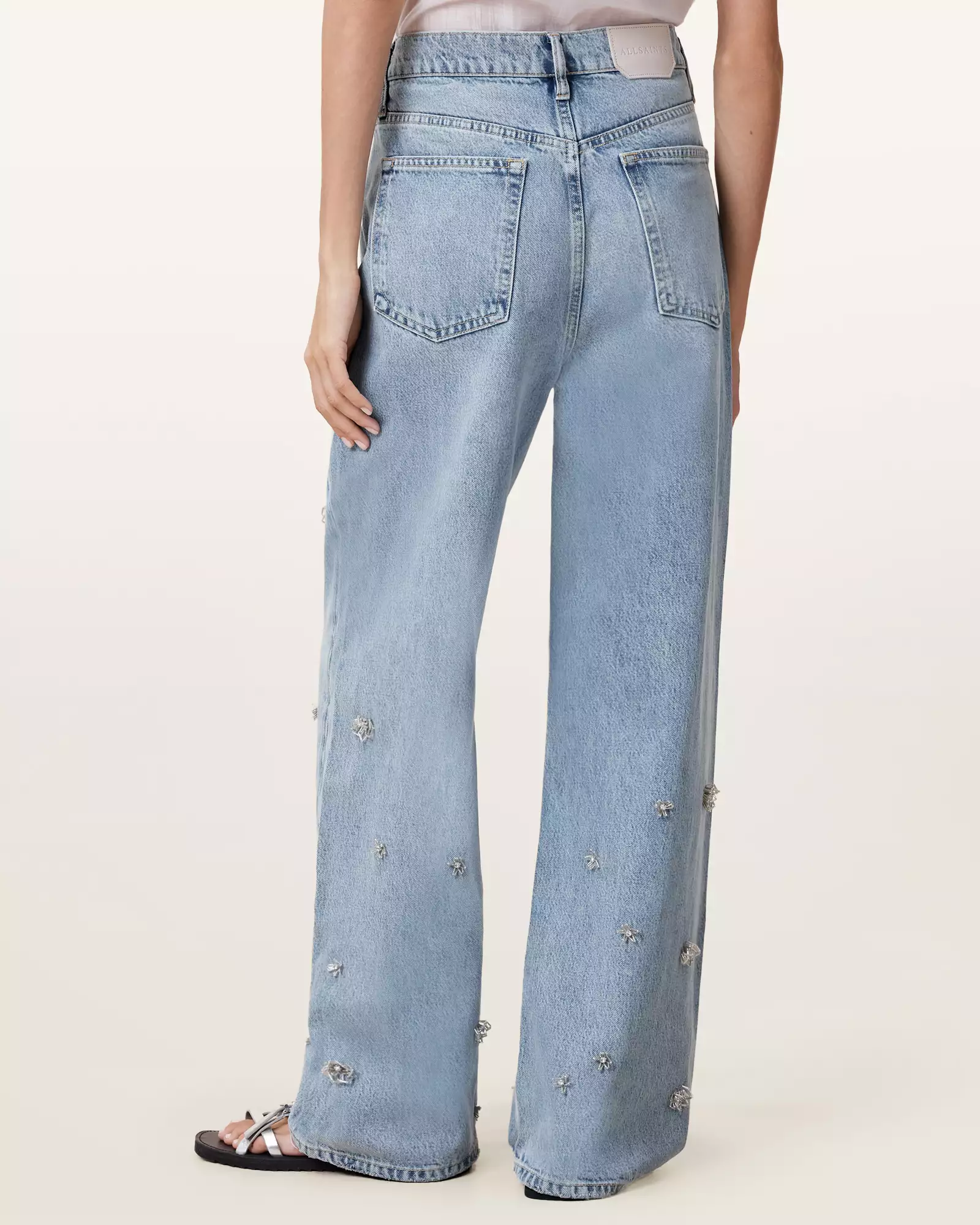 BLAKE 裝飾高腰牛仔褲