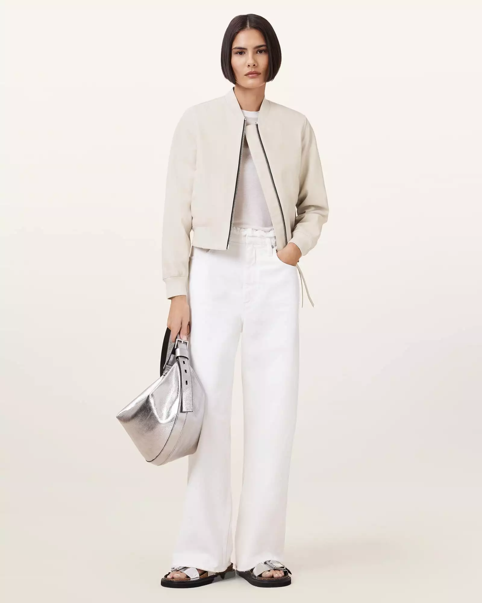 ORTEN 羊皮飛行員外套