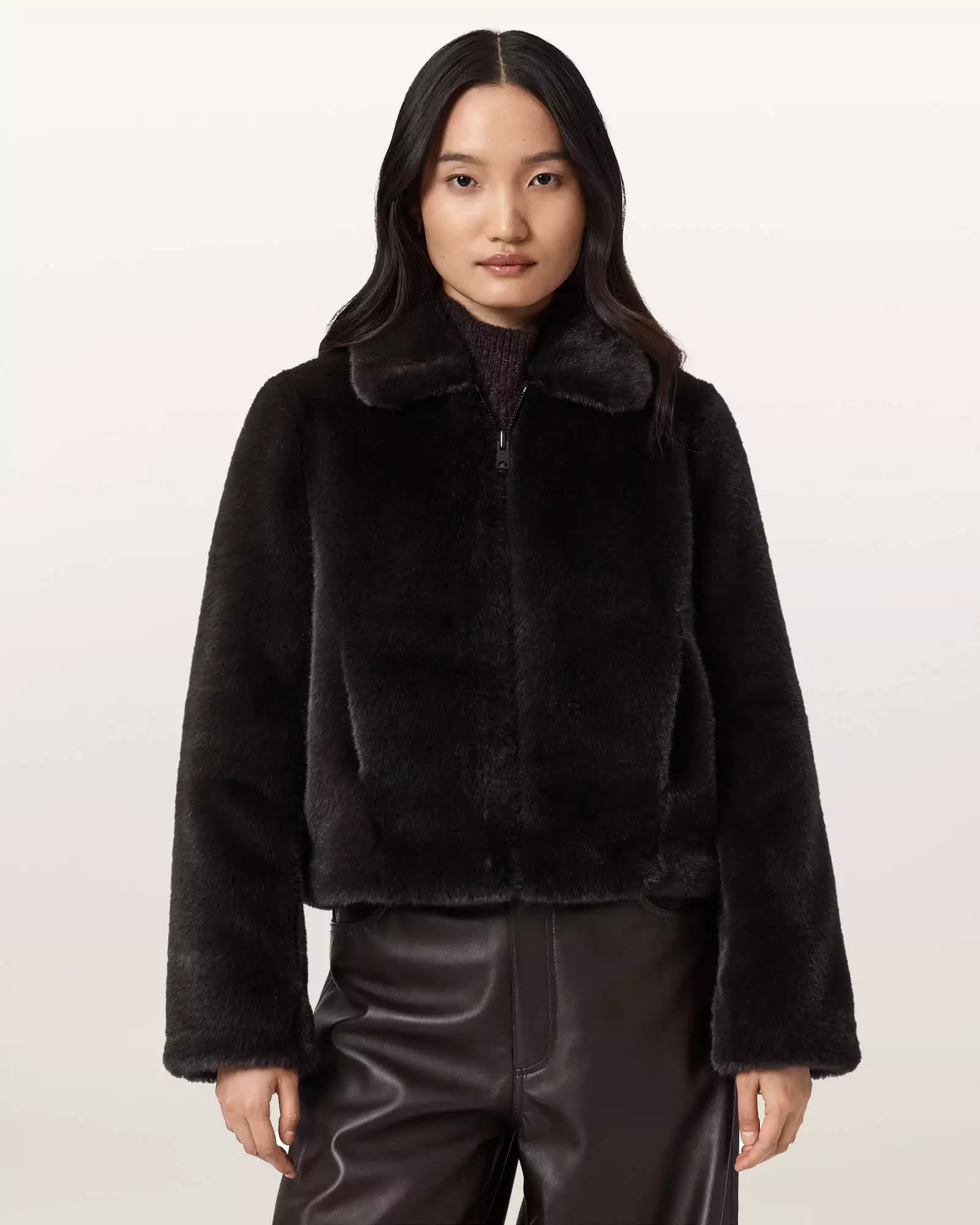 SAYE 人造毛外套