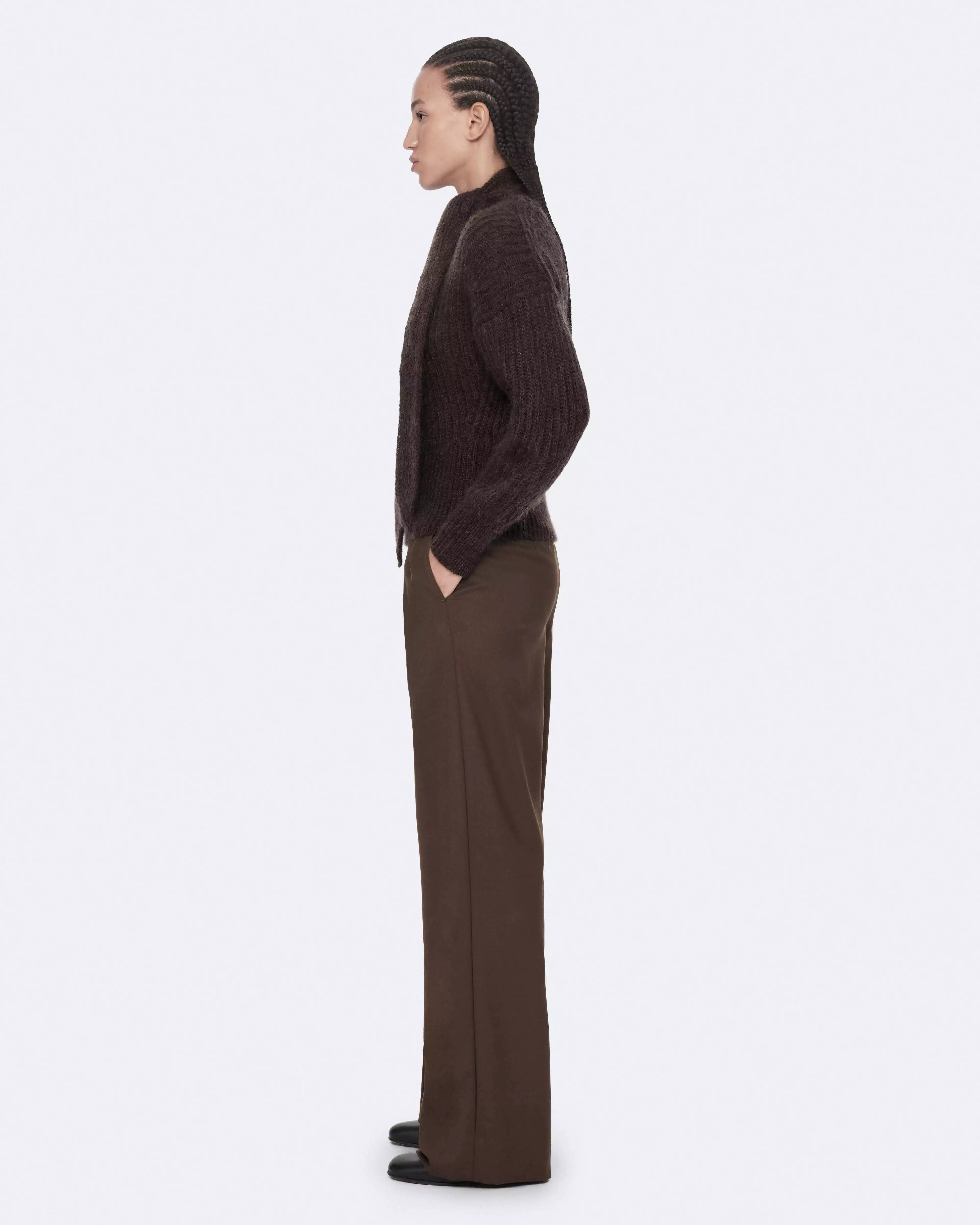 LAURA 羊毛休閒長褲