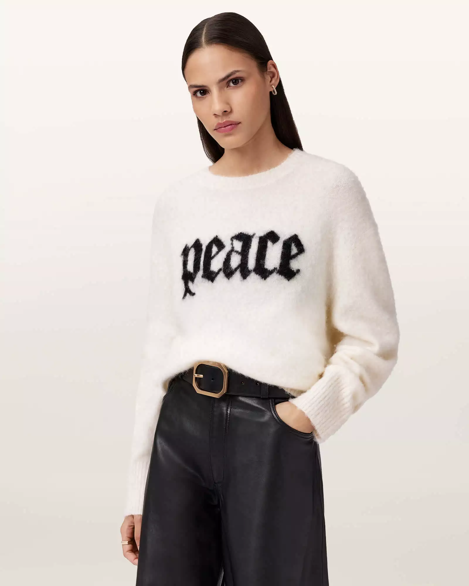 PEACE 羊毛針織上衣