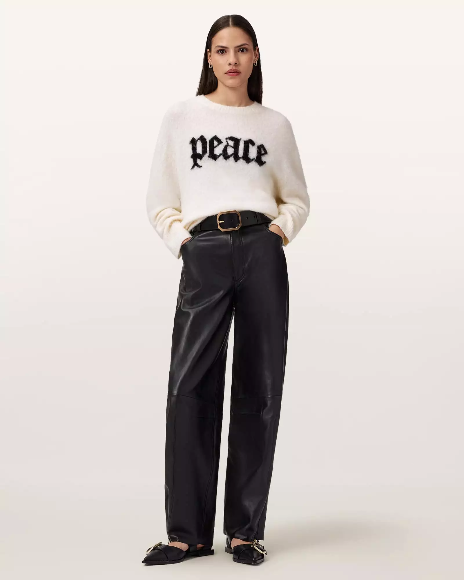 PEACE 羊毛針織上衣