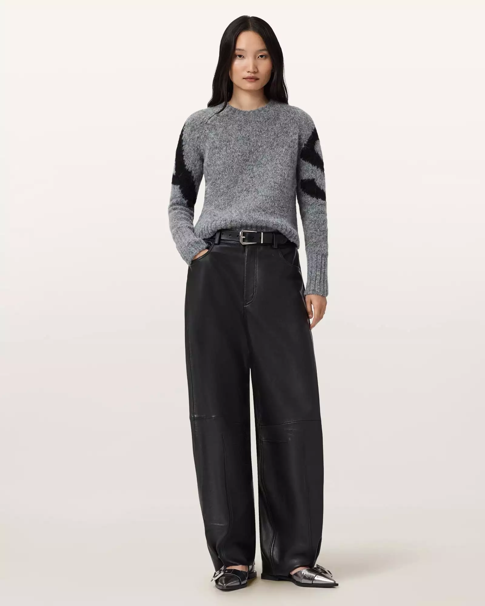 SYLVIE 羊毛針織上衣