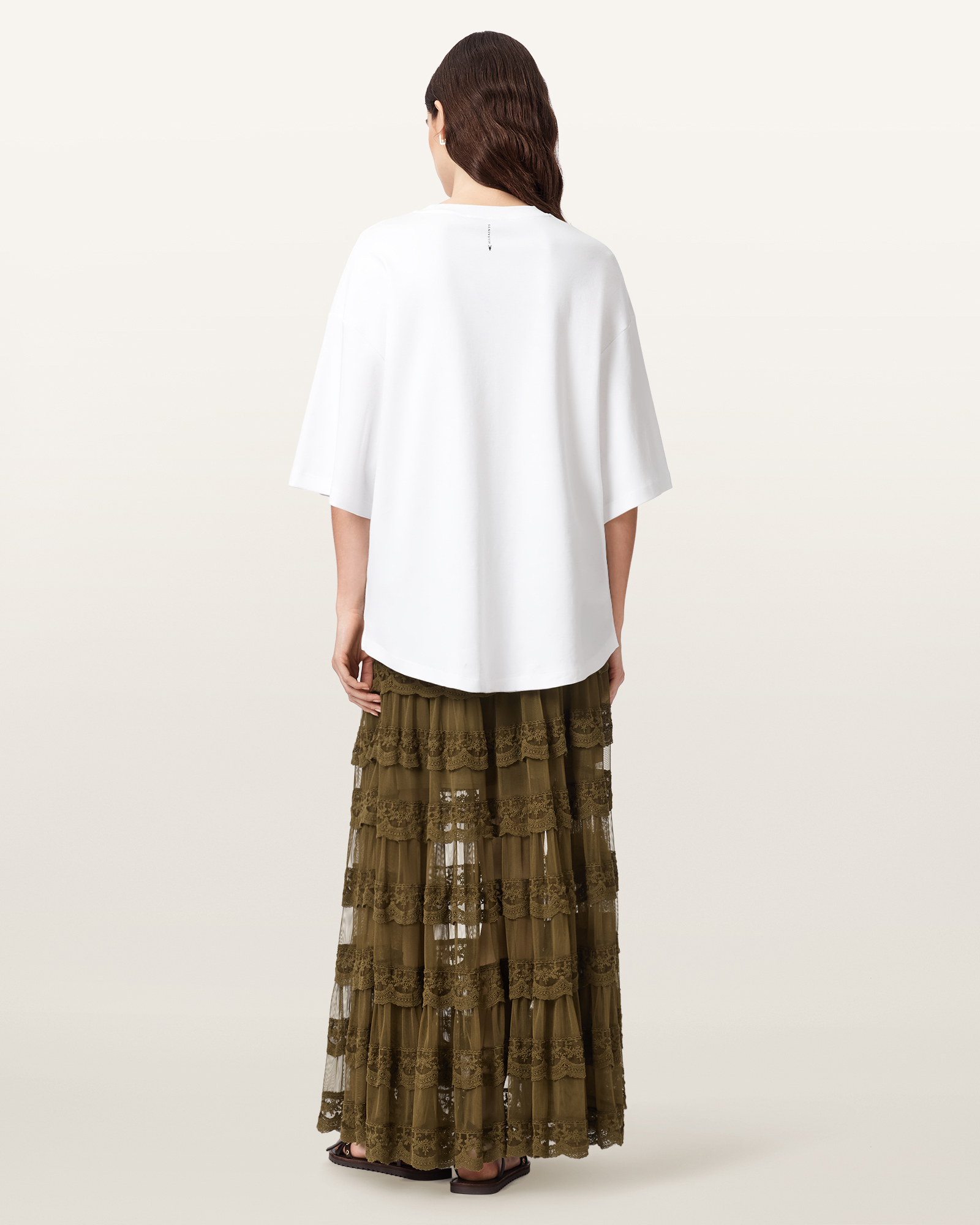 MAGGIE 蕾絲拼接長裙